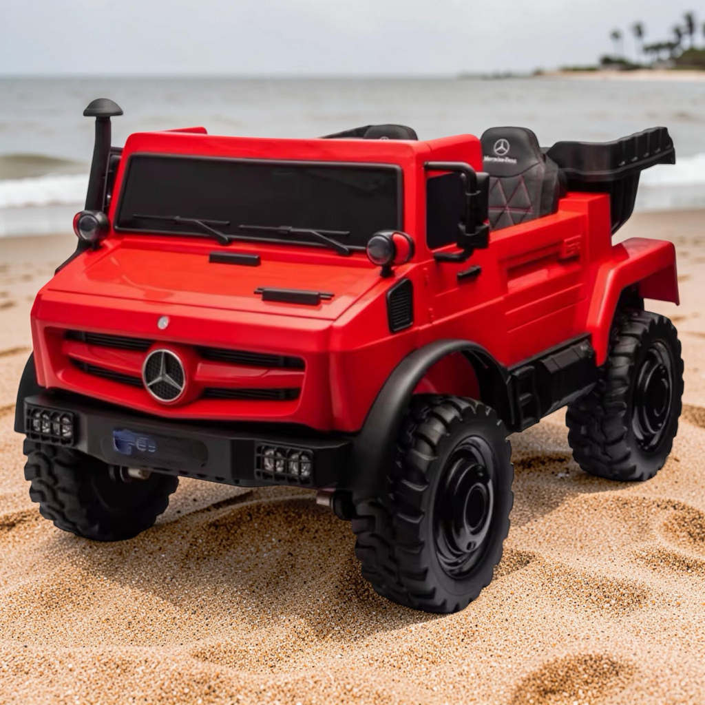 2026 XXL Mercedes-Benz Kids Dump Truck Ride-On – 4 Motors, Hydraulic Dump Bed, 2-Seater, Remote Control, LED Lights, Bluetooth