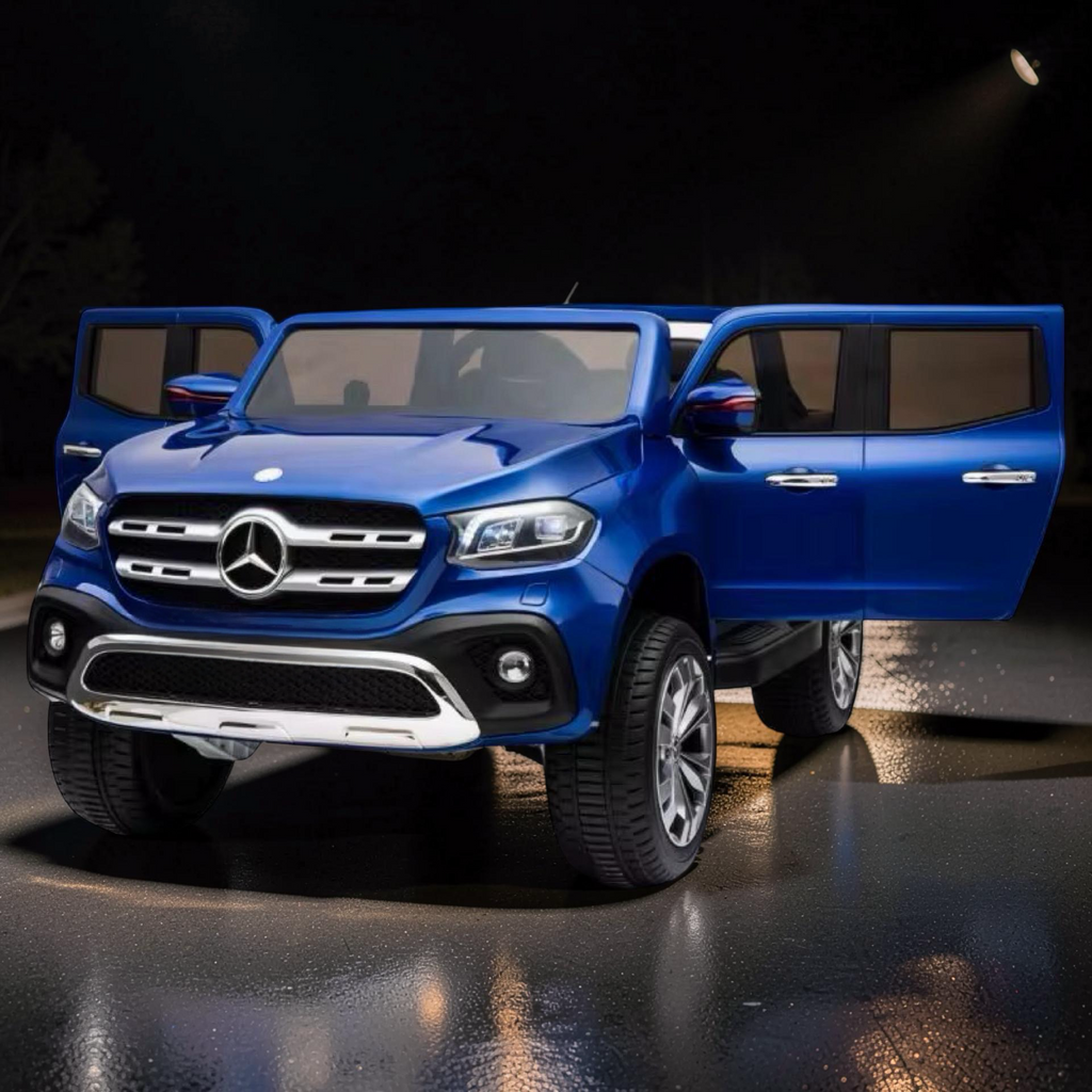 2026 XXL Mercedes-Benz Kids Truck Ride-On – 2 Motors, 2-Seater, Remote Control, LED Lights, Bluetooth