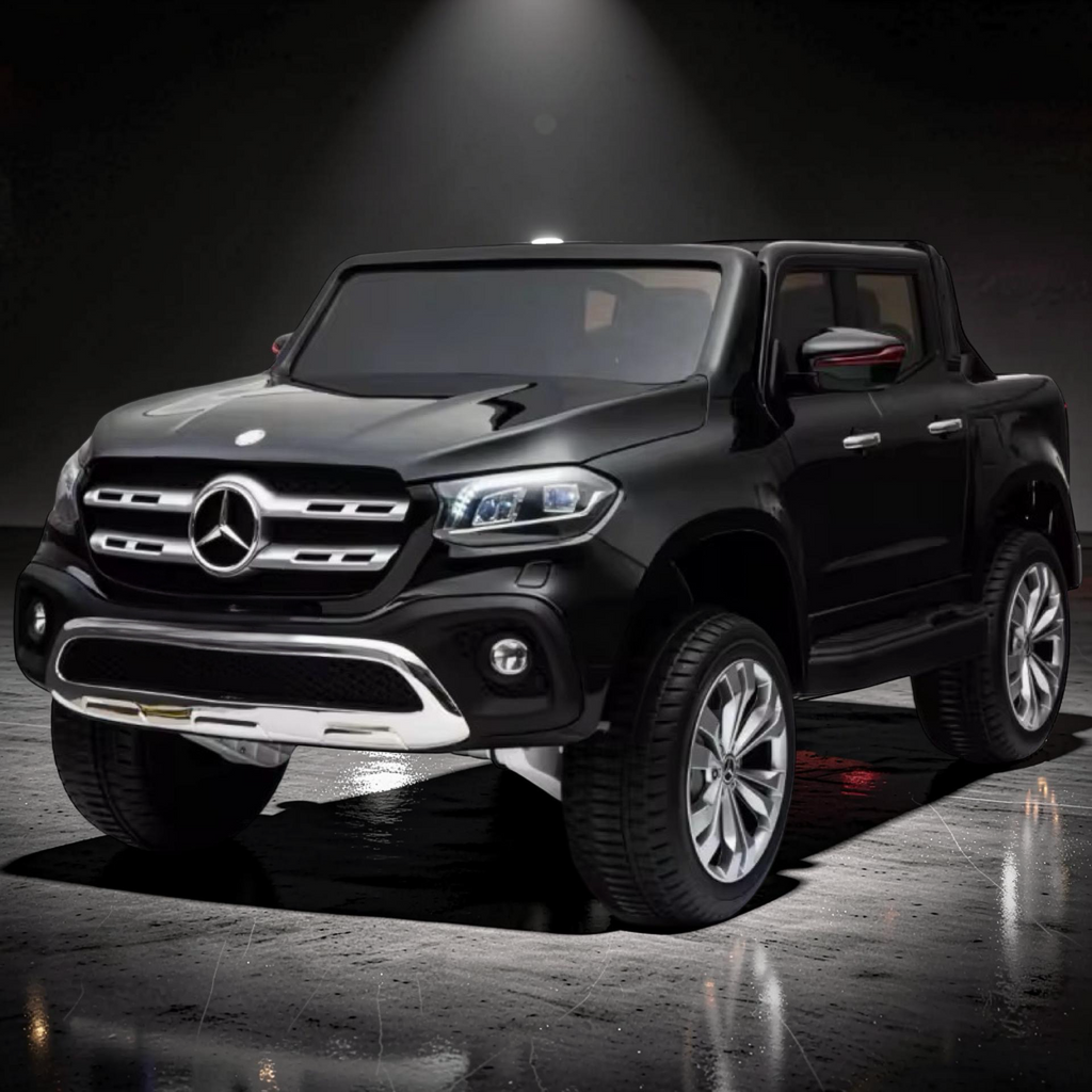 2026 XXL Mercedes-Benz Kids Truck Ride-On – 2 Motors, 2-Seater, Remote Control, LED Lights, Bluetooth