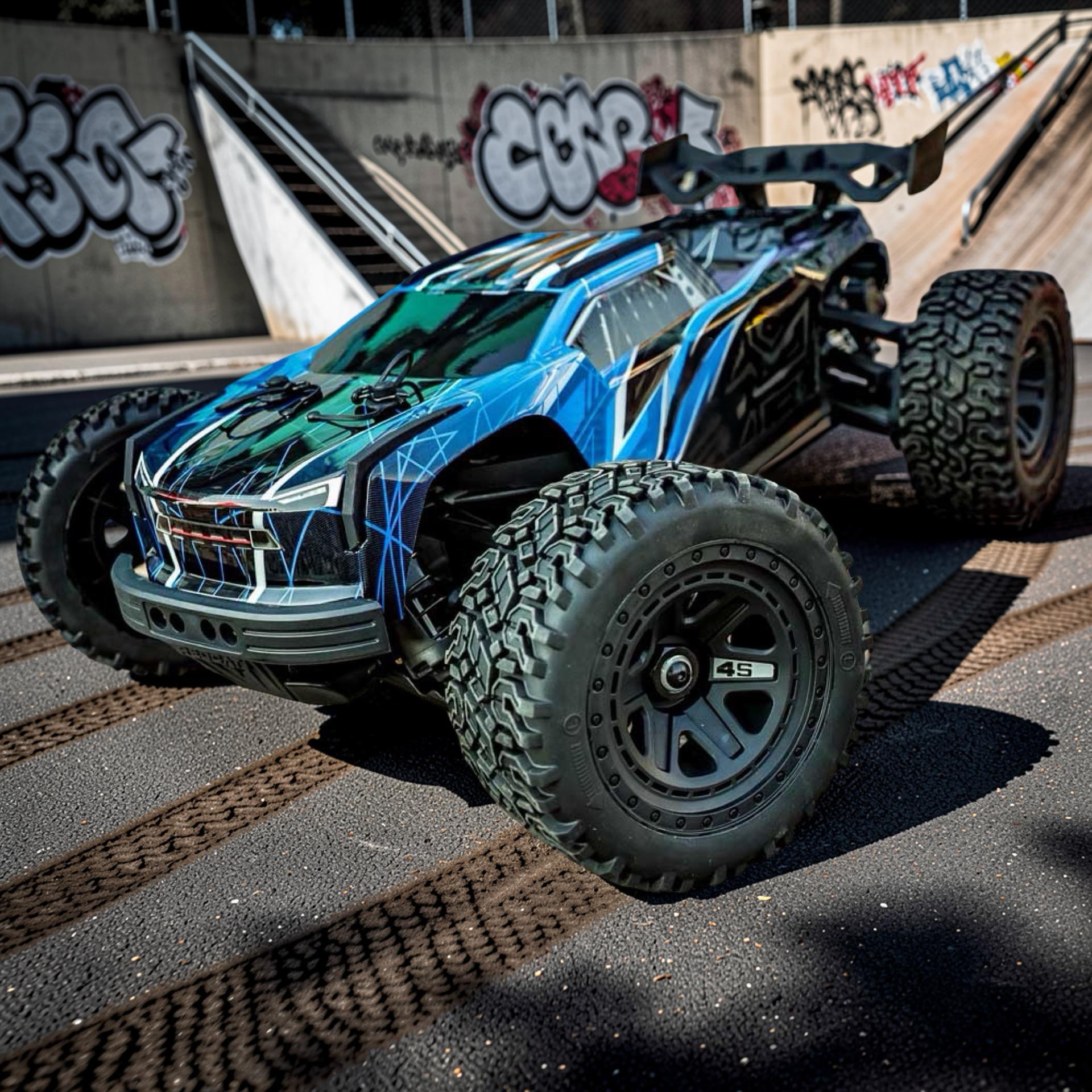 1/10 Scale Brushless Electric Truggy RTR with 2.4GHz Radio, Battery & Charger Included