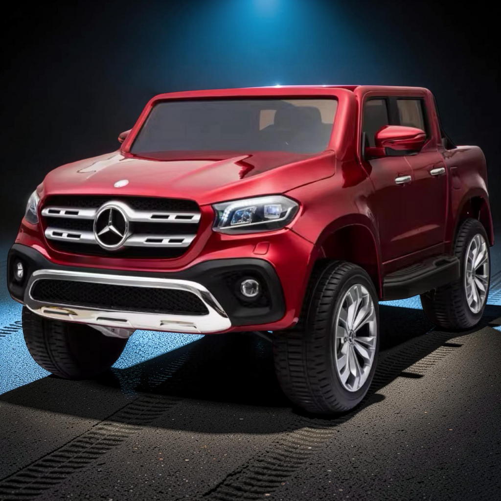 2026 XXL Mercedes-Benz Kids Truck Ride-On – 2 Motors, 2-Seater, Remote Control, LED Lights, Bluetooth