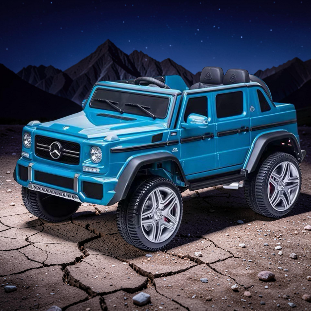 2026 XXL Mercedes-Benz G Class Kids Truck Ride-On – 2 Motors, Remote Control, LED Lights, Bluetooth