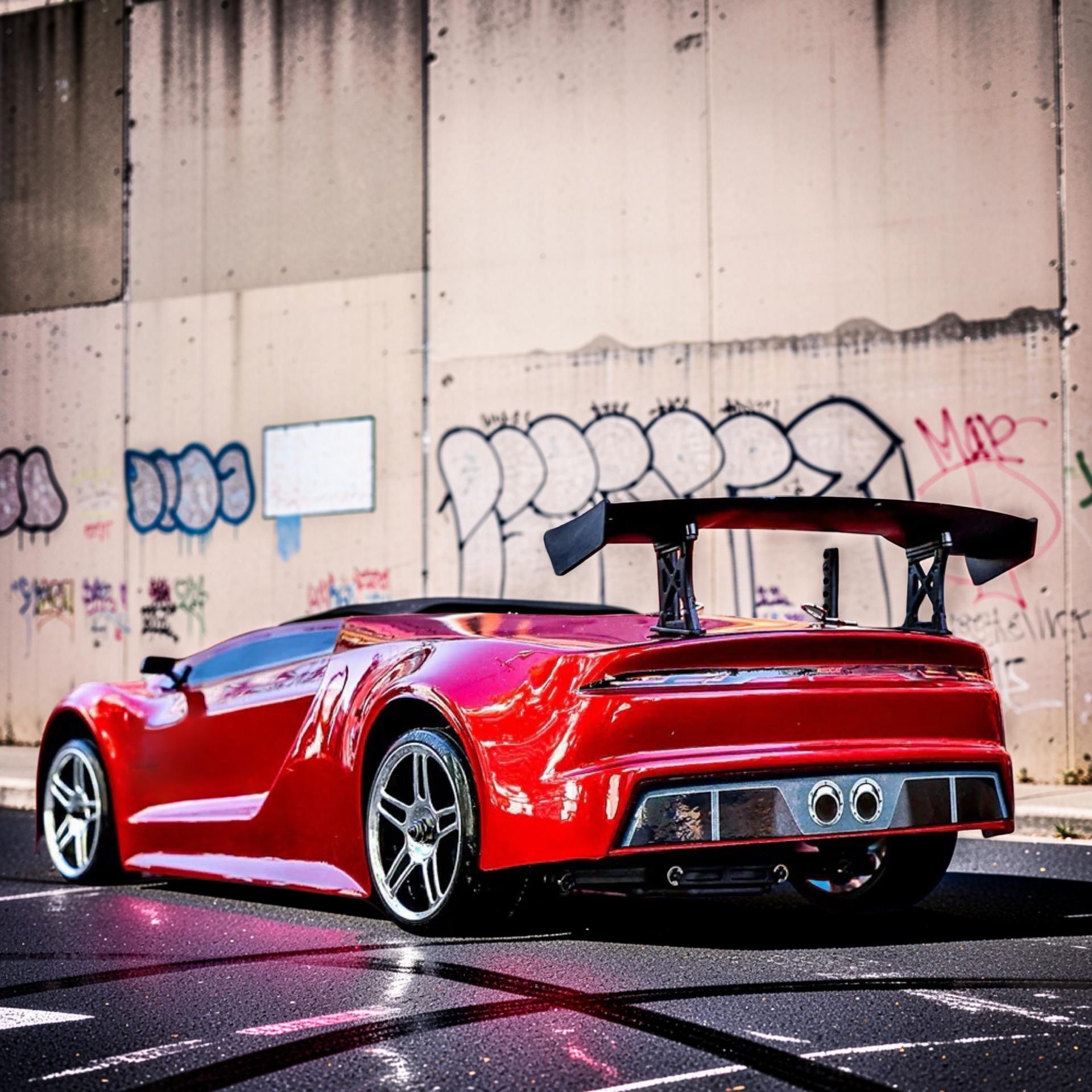 1/10 Scale Brushed Electric Drift Car RTR with 2.4GHz Radio, Battery & Charger Included