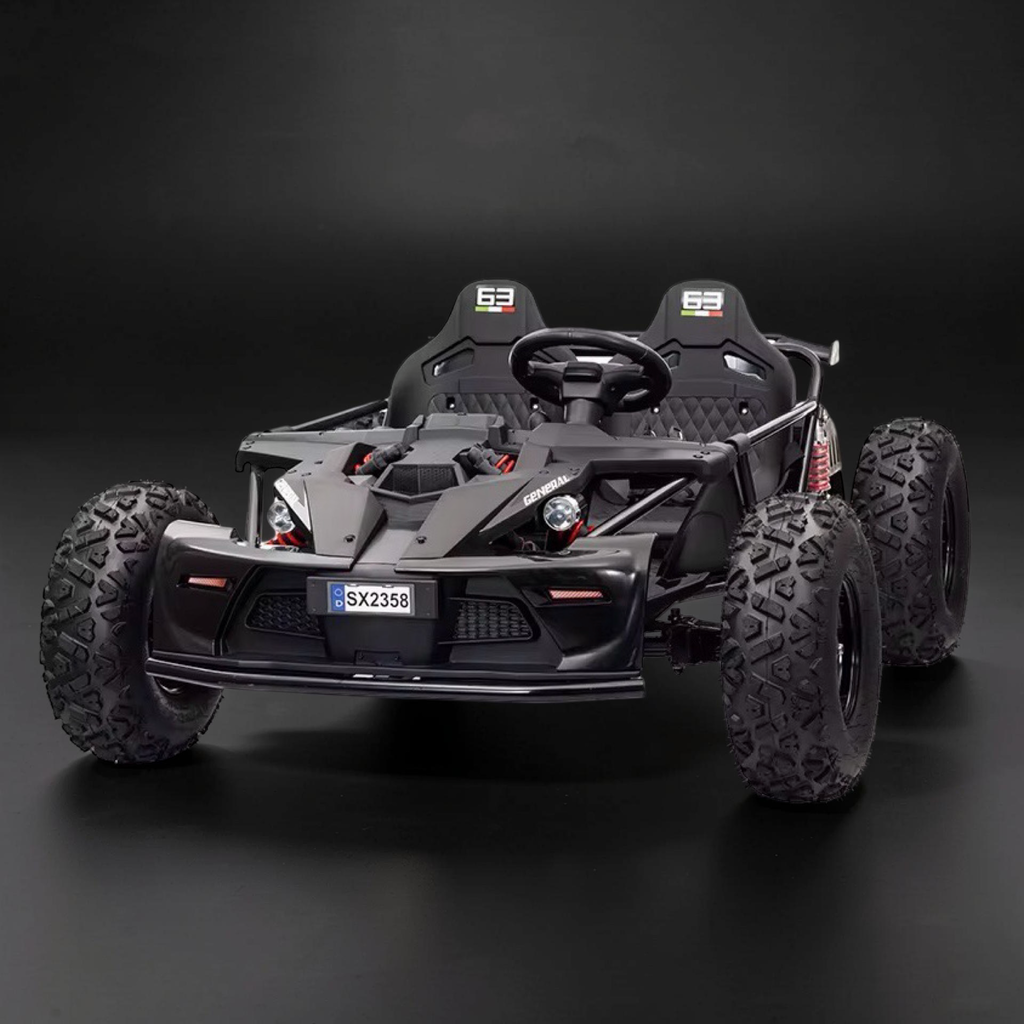 2026 XXXXL Premium Performance Kids Electric Dune Buggy – 2 Seater (Ages 8–15), 800W Brushless Motor, Metal Frame, Off-Road Air Tires, Dual Disk Brakes, Key Speed Governor & Bluetooth Speakers