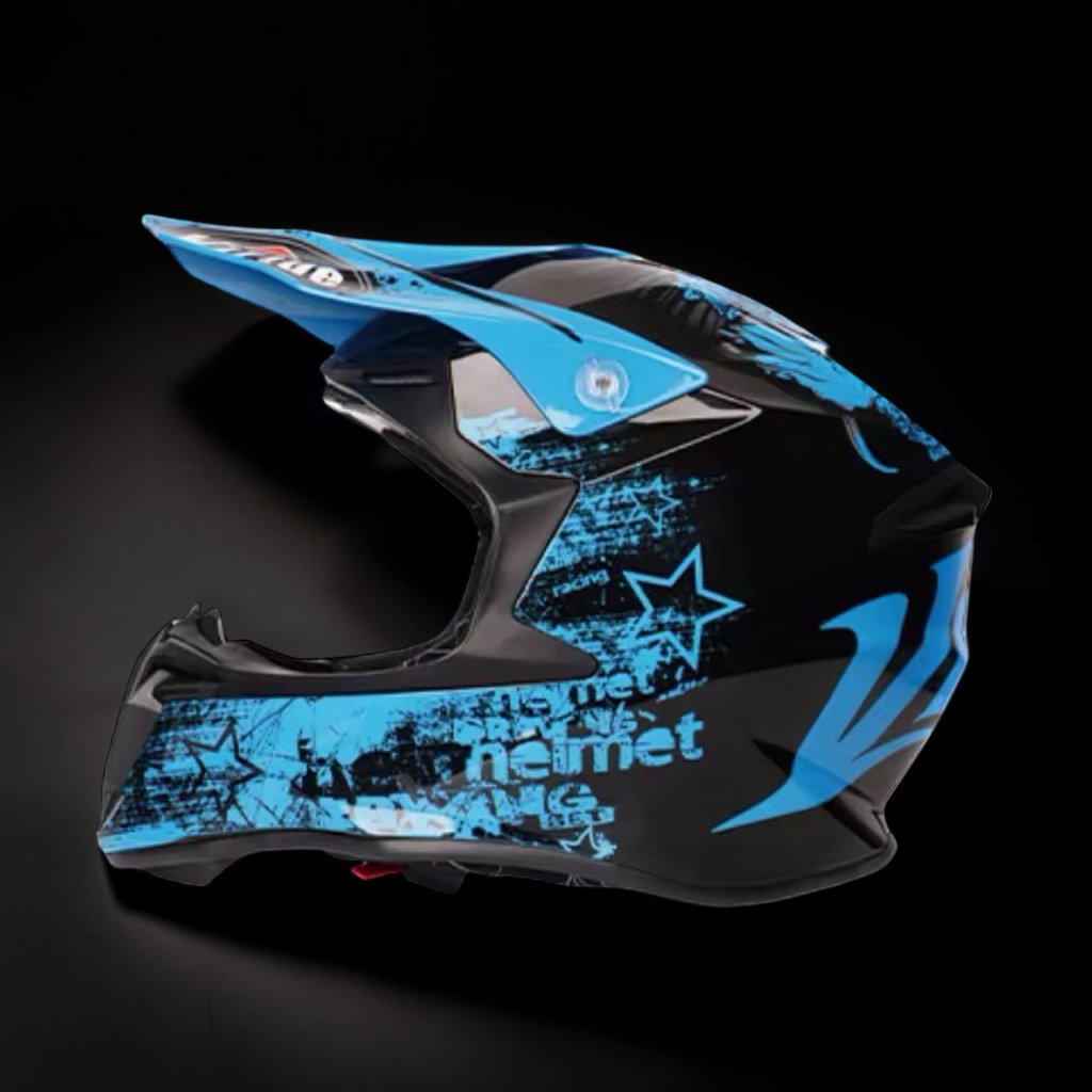 Pro Youth Motocross Helmet with Visor – DOT Approved Lightweight Dirt Bike Helmet with Ultra-Soft Padding