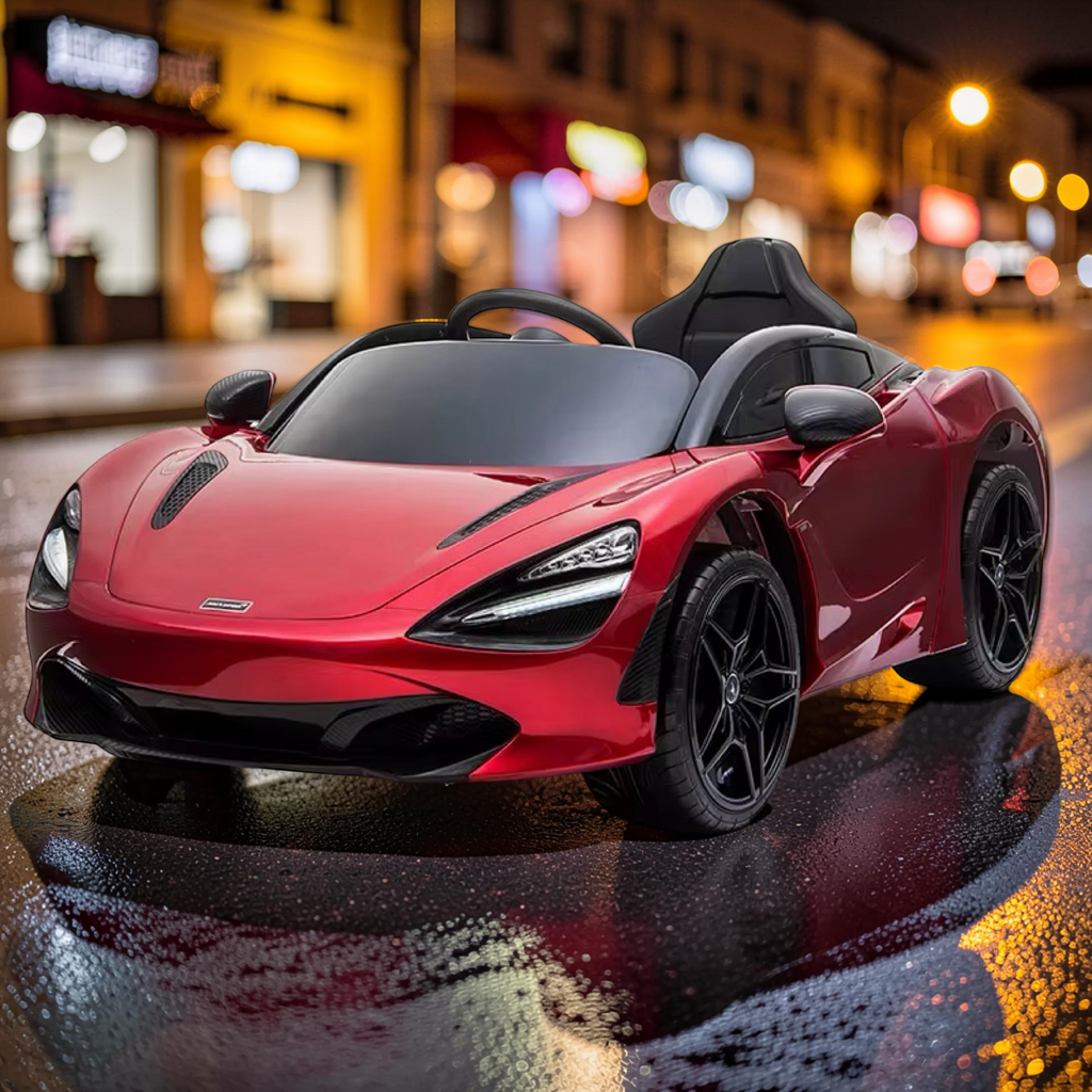 2026 XL McLaren Kids Ride-On Car – 90W Dual Motor, Leather Seat, Butterfly Doors, LED Lights, Bluetooth & Remote Control