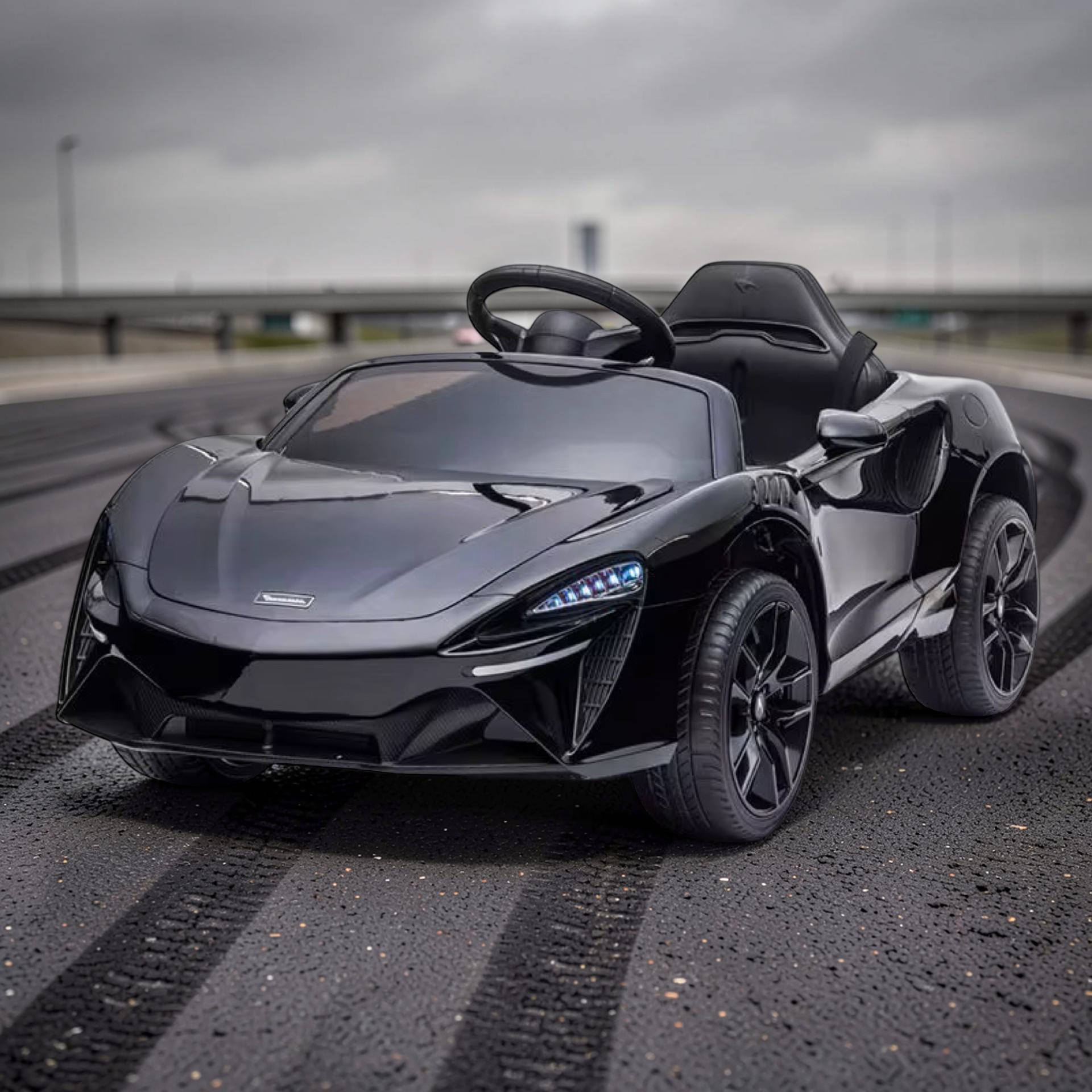 2026 Large McLaren Kids Ride-On Car – 45W Dual Motor, Butterfly Doors, LED Lights, Bluetooth & Remote Control