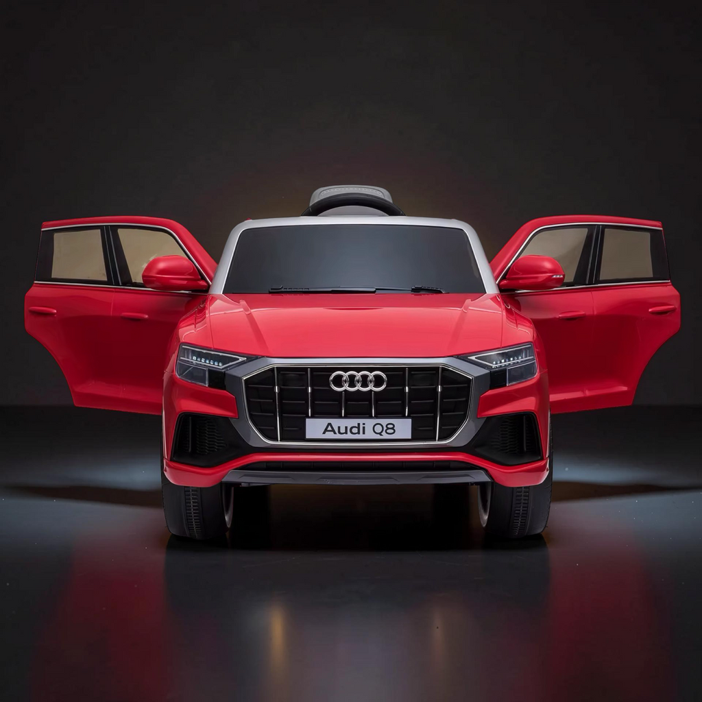 2026 Audi Q8 Kids Ride-On Car – Large (Ages 1–6), 50W Dual Motors, LED Lights, Bluetooth Speakers & Parental Remote Control