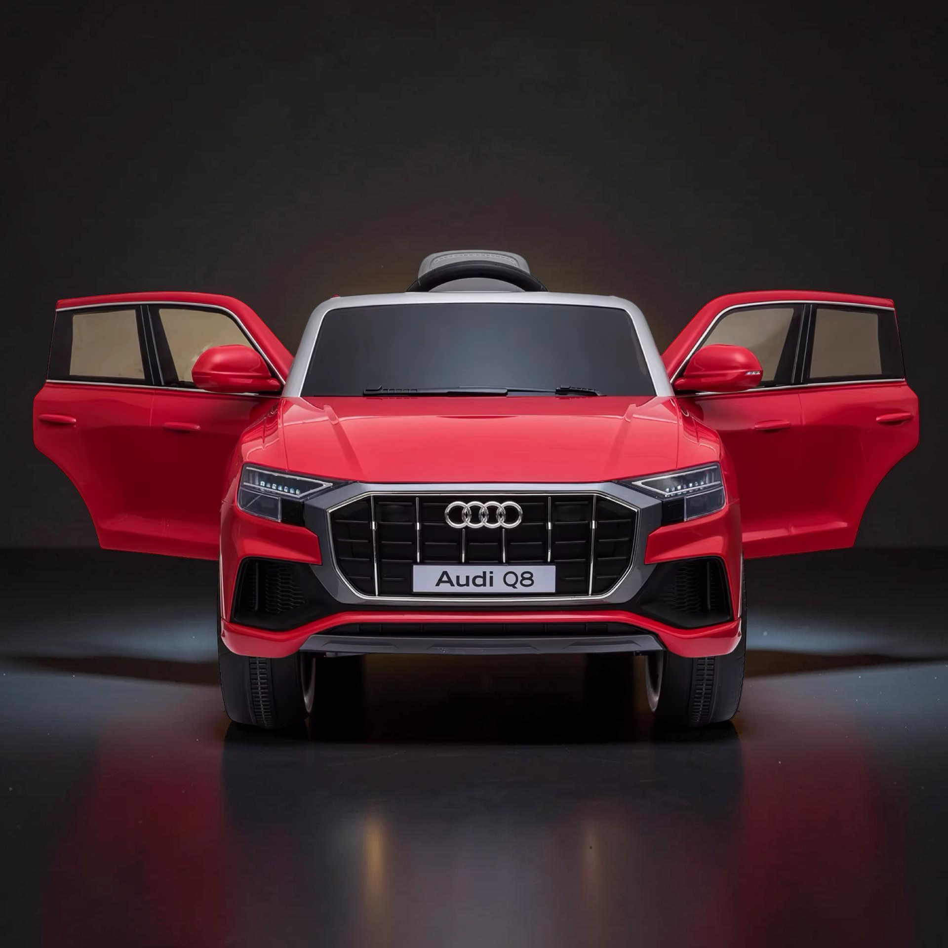 2026 Audi Q8 Kids Ride-On Car – Large (Ages 1–6), 50W Dual Motors, LED Lights, Bluetooth Speakers & Parental Remote Control