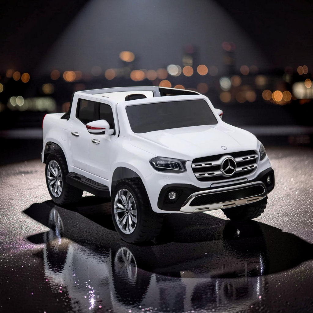 2026 XXL Mercedes-Benz Kids Truck Ride-On – 2 Motors, 2-Seater, Remote Control, LED Lights, Bluetooth