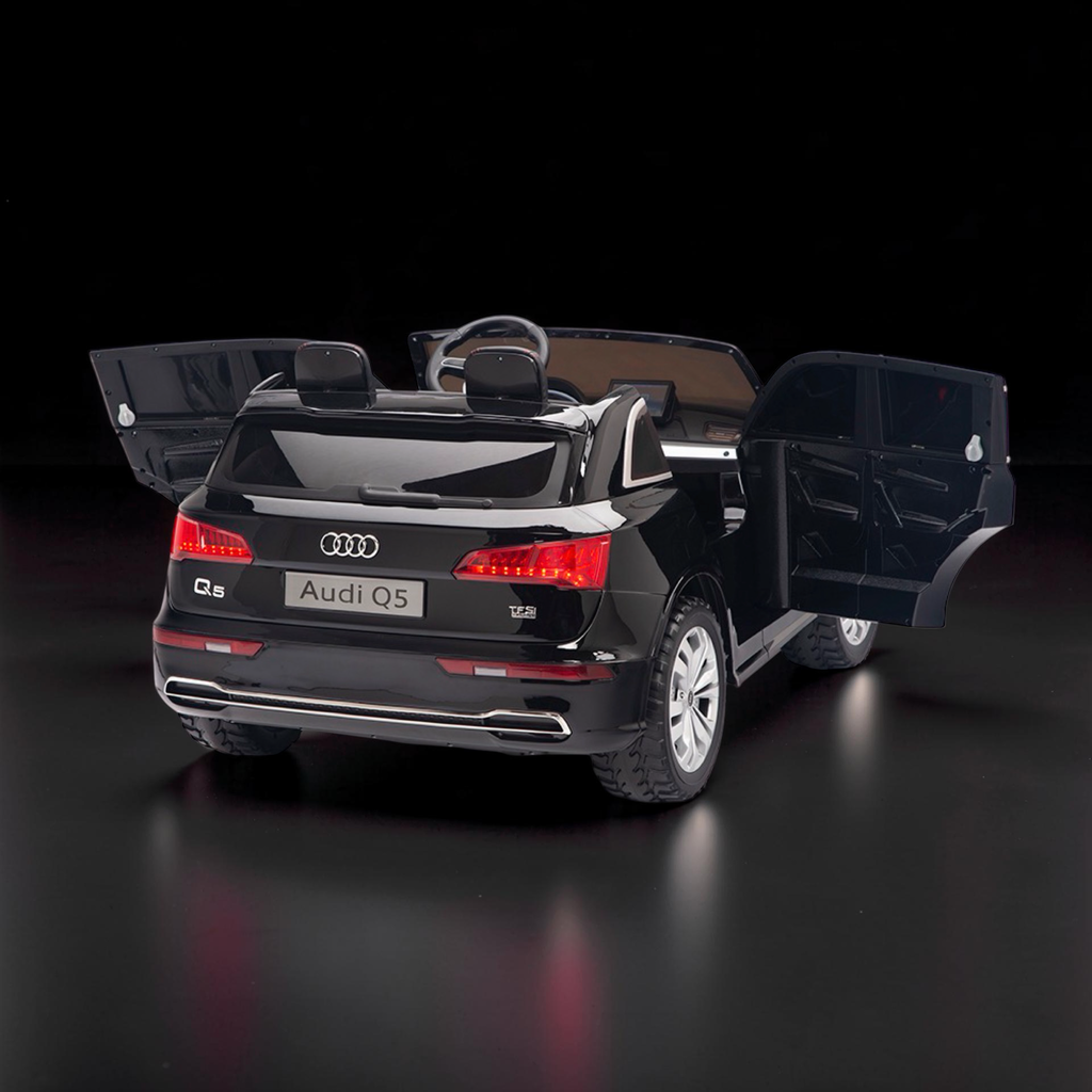2026 XXL Audi Q5 Kids 2-Seater Ride-On SUV – 180W Dual Motors, Leather Seats, Off-Road Rubber Tires, Touchscreen LCD, LED Lights, Bluetooth, Remote Control (Ages 3–8)