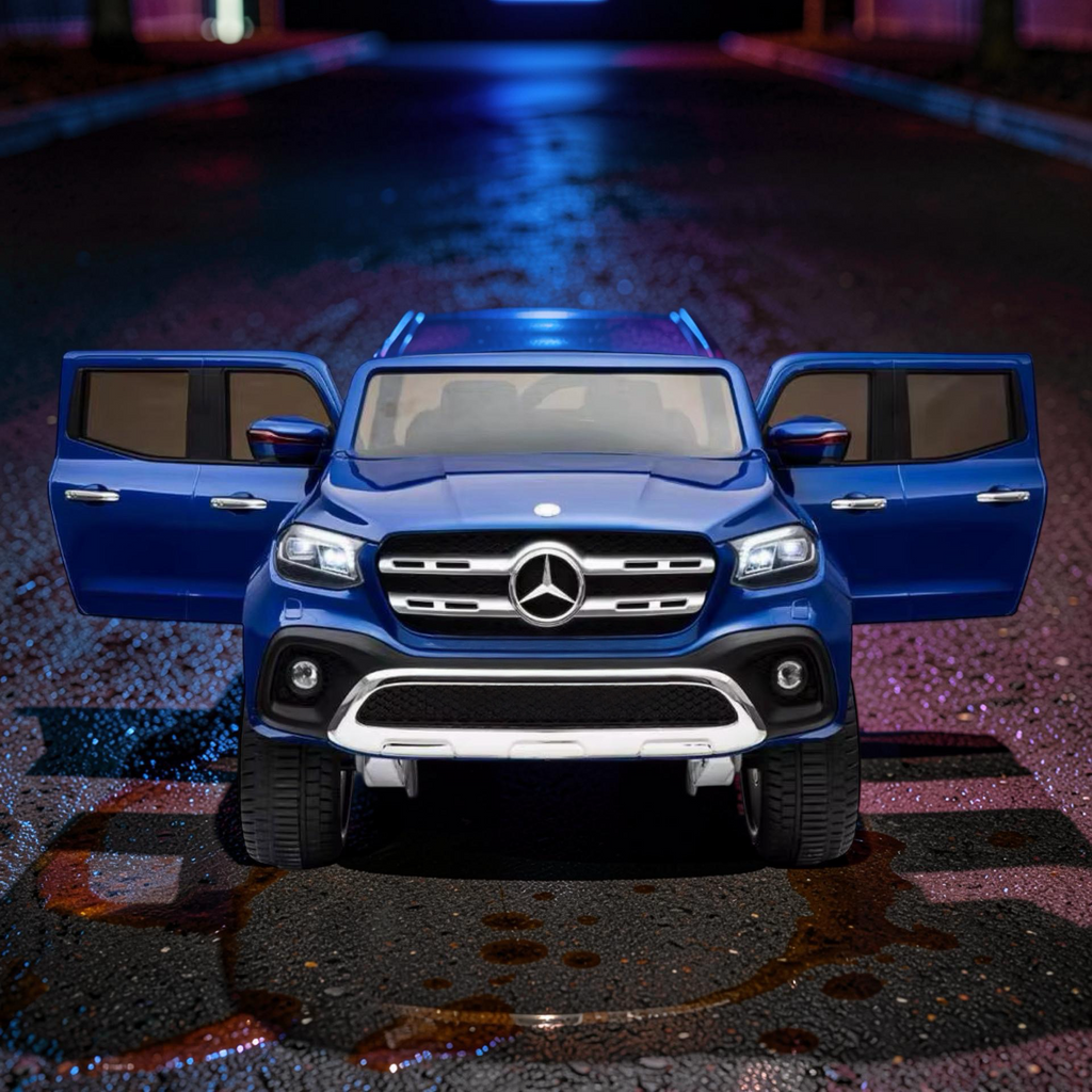2026 XXL Mercedes-Benz Kids Truck Ride-On – 2 Motors, 2-Seater, Remote Control, LED Lights, Bluetooth