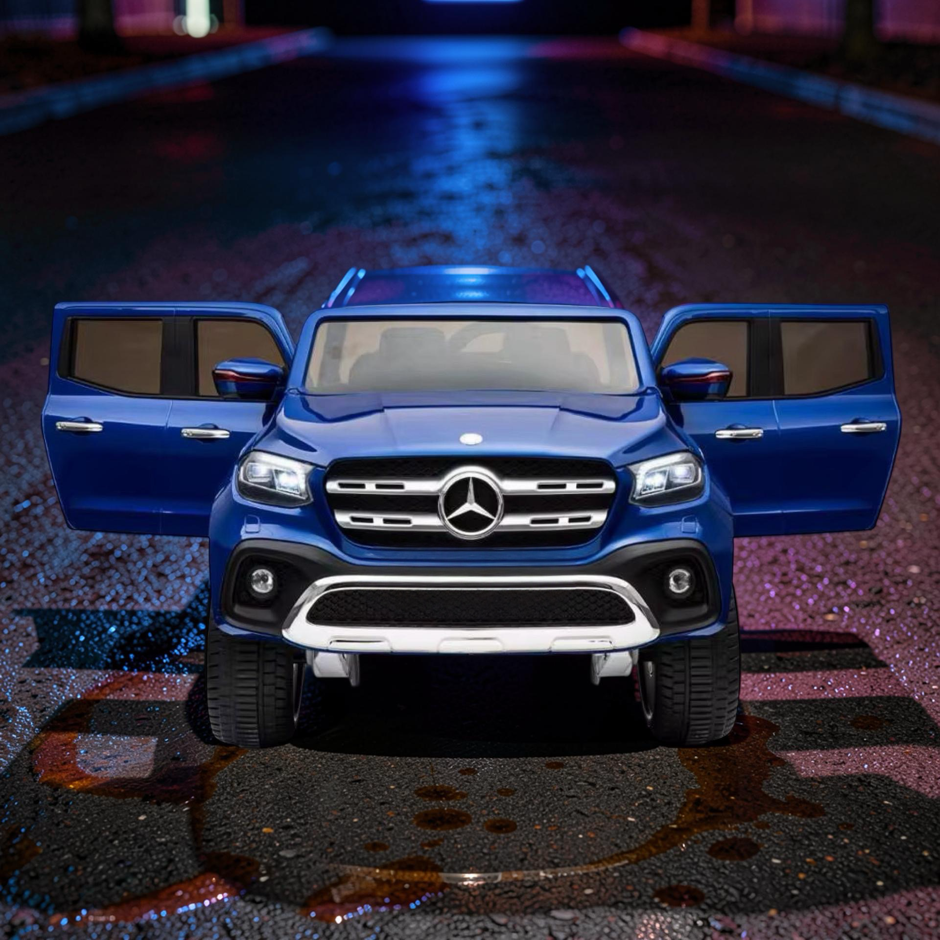 2026 XXL Mercedes-Benz Kids Truck Ride-On – 2 Motors, 2-Seater, Remote Control, LED Lights, Bluetooth