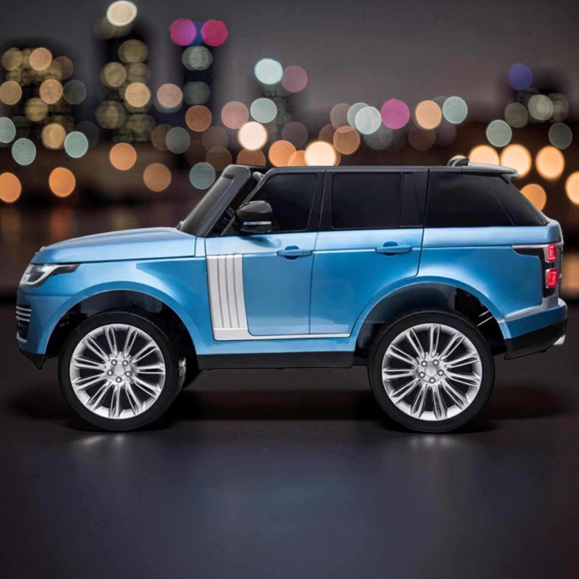 2026 XXL Land Rover Range Rover Kids 2-Seater Ride-On SUV – 180W Dual Motors, Leather Seats, Rubber Tires, Touchscreen LCD, LED Lights, Bluetooth, Remote Control (Ages 3–8)