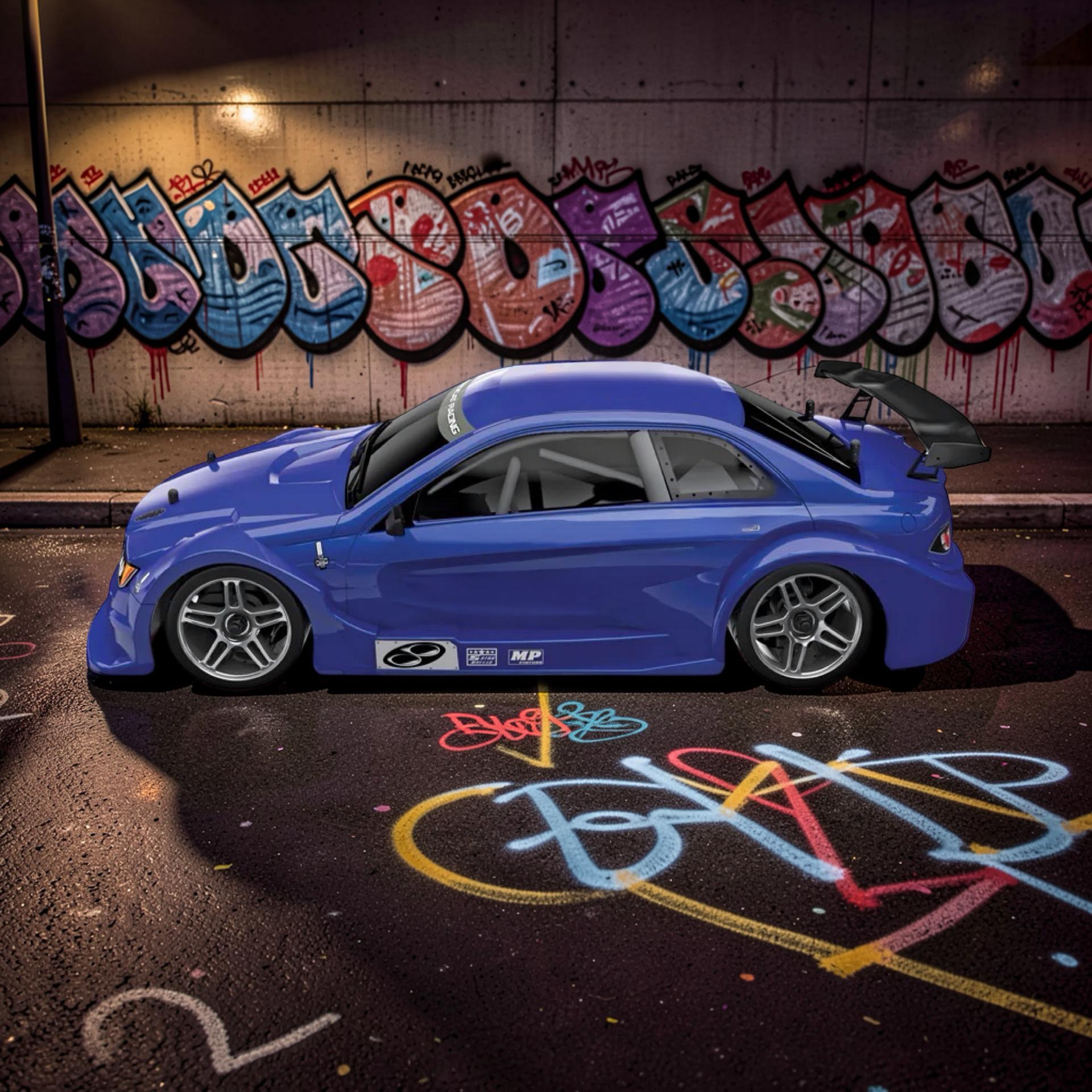 1/10 Scale Brushed Electric Drift Car RTR with 2.4GHz Radio, Battery & Charger Included