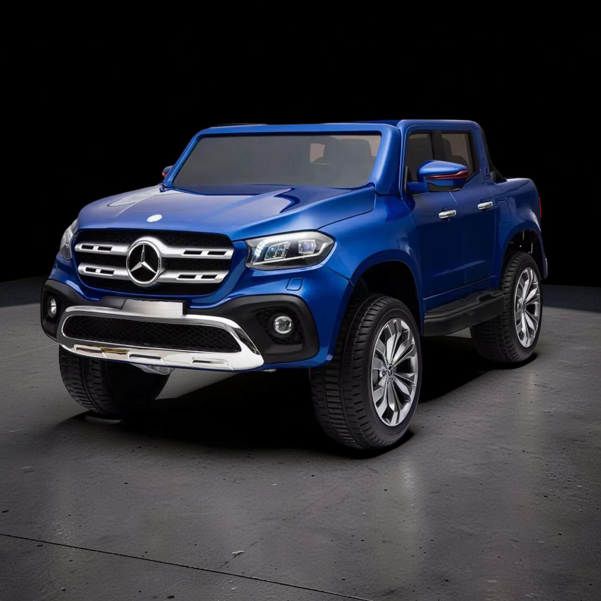 2026 XXL Mercedes-Benz Kids Truck Ride-On – 2 Motors, 2-Seater, Remote Control, LED Lights, Bluetooth