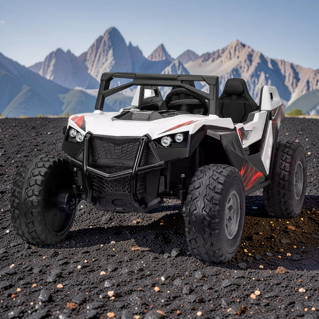 2026 XXL 2-Seater Dune Buggy FX Ride-On – 180W 4 Motors, Rubber Off-Road Tires, Touchscreen LCD, Bluetooth, Remote Control
