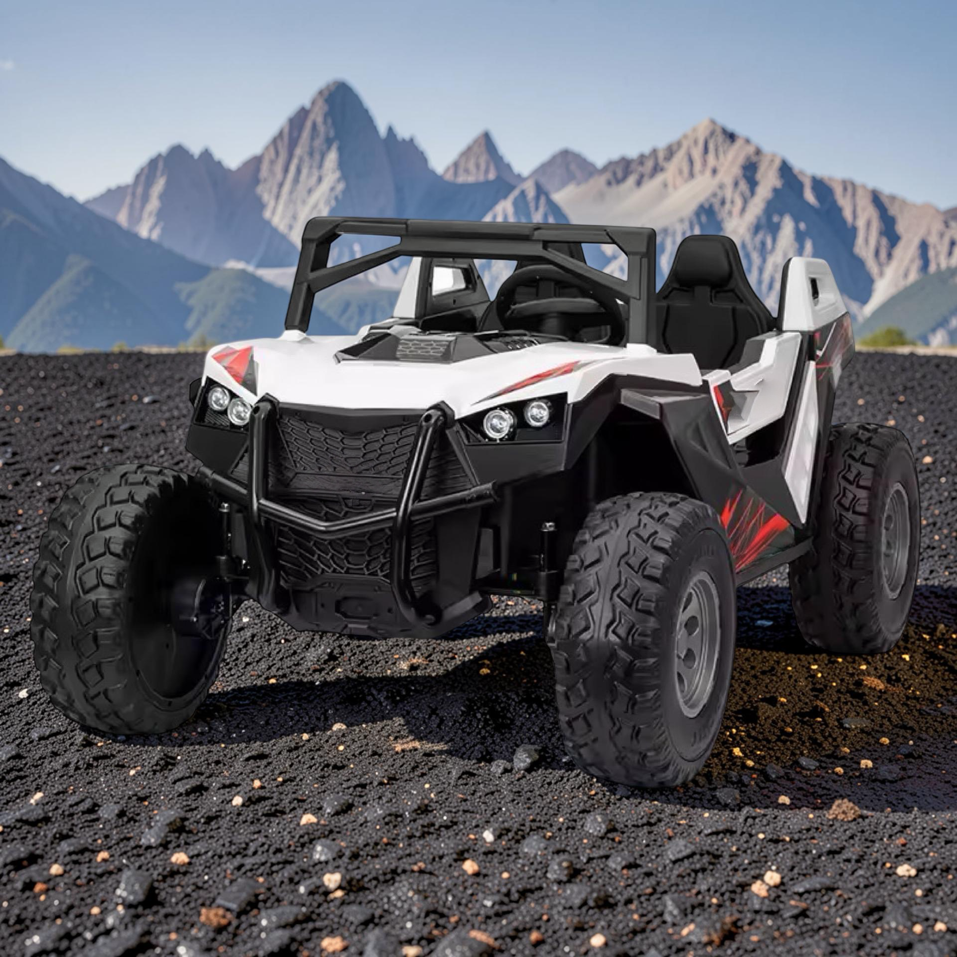 2026 XXL 2-Seater Dune Buggy FX Ride-On – 180W 4 Motors, Rubber Off-Road Tires, Touchscreen LCD, Bluetooth, Remote Control