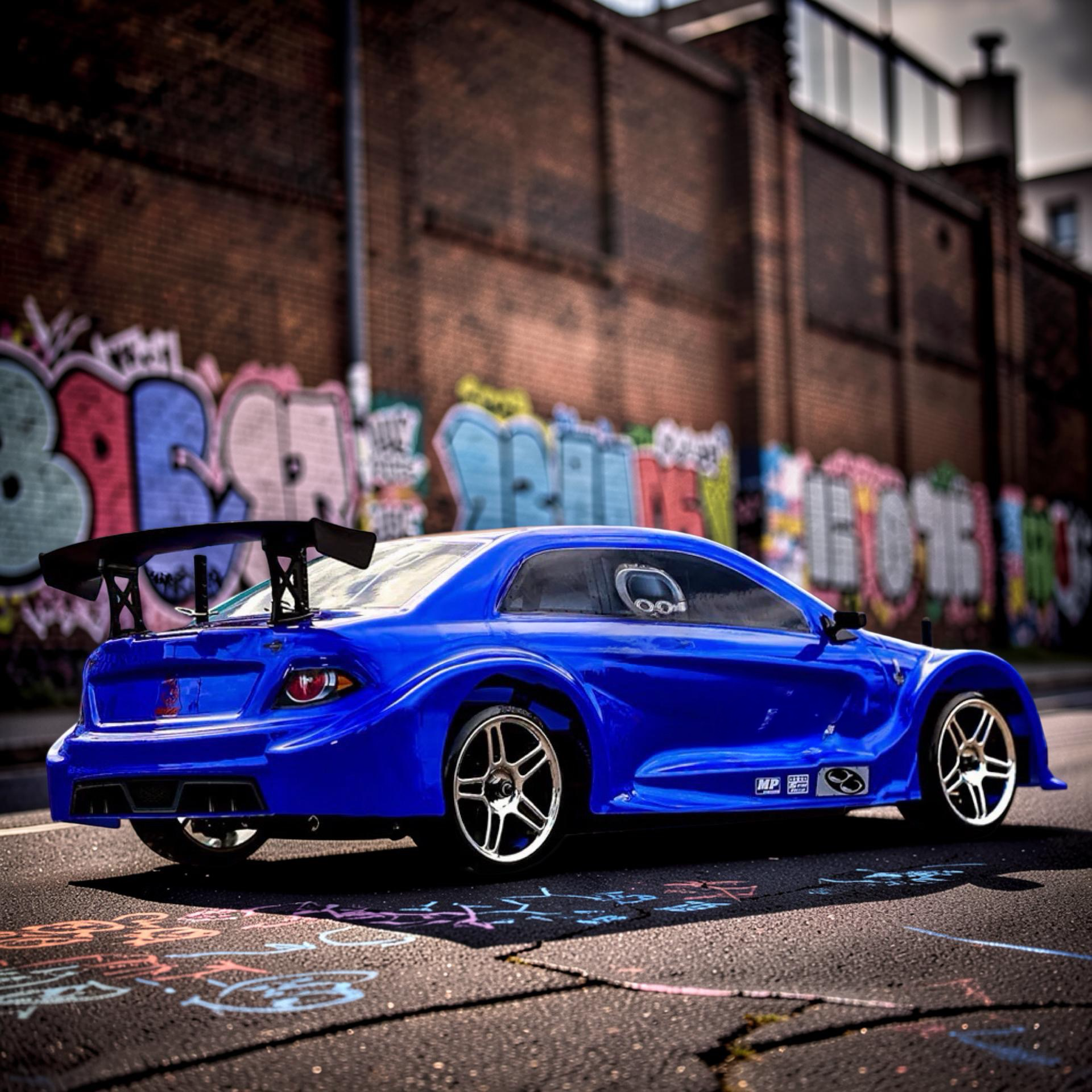1/10 Scale Brushed Electric Drift Car RTR with 2.4GHz Radio, Battery & Charger Included