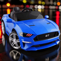 2026 Large Ford Mustang Kids Ride-On Car – 45W Dual Motors, LED Lights, Bluetooth Speakers & Remote Control (Ages 1–5)