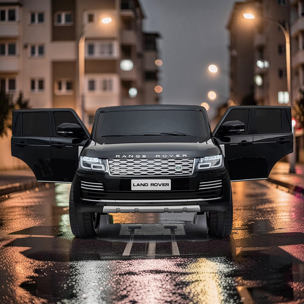 2026 XXL Land Rover Range Rover Kids 2-Seater Ride-On SUV – 180W Dual Motors, Leather Seats, Rubber Tires, Touchscreen LCD, LED Lights, Bluetooth, Remote Control (Ages 3–8)