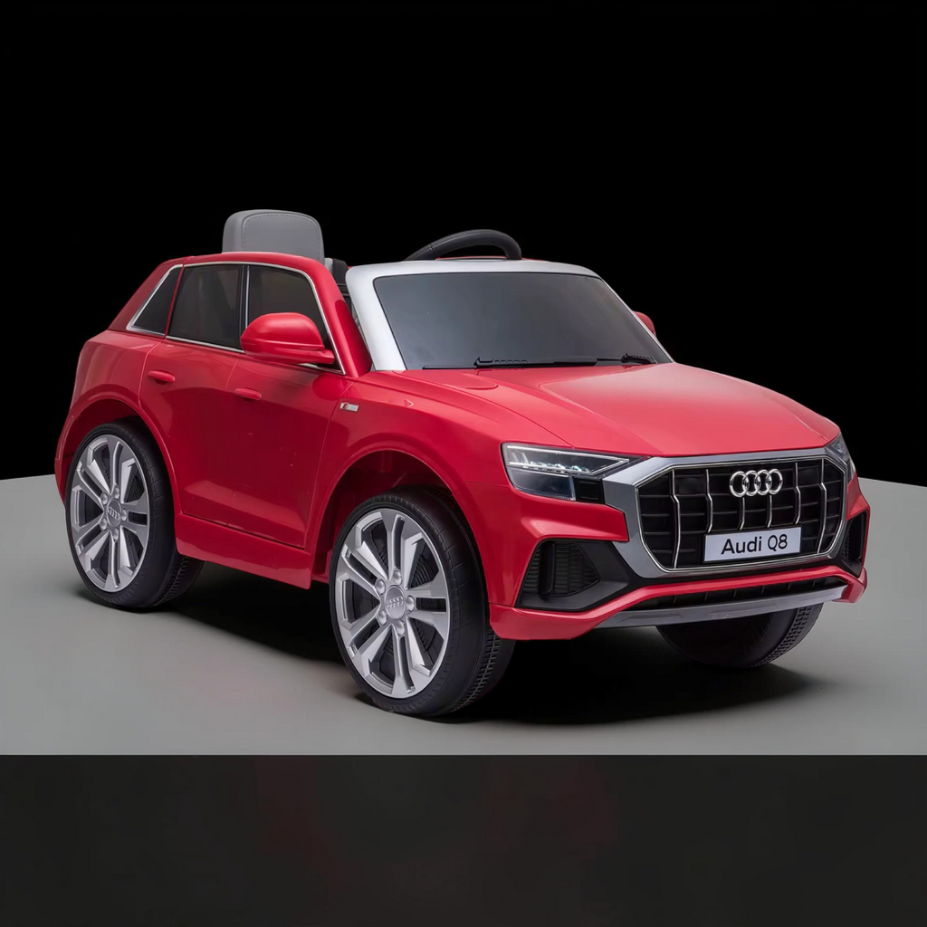 2026 Audi Q8 Kids Ride-On Car – Large (Ages 1–6), 50W Dual Motors, LED Lights, Bluetooth Speakers & Parental Remote Control