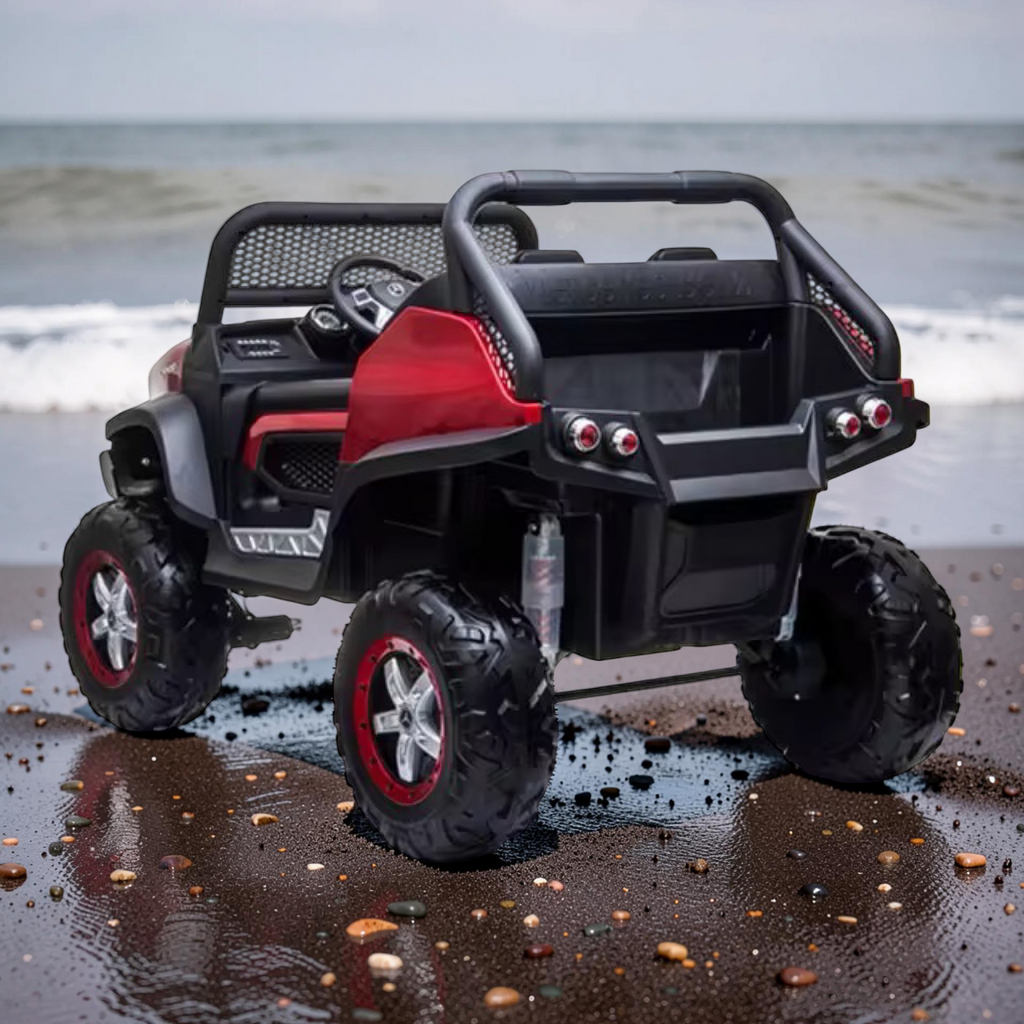 2026 XXL 2-Seater Mercedes-Benz UTV Ride-On (150W, 4 Motors) – Leather Seats, Rubber Tires, LED Lights, Bluetooth & Remote Control