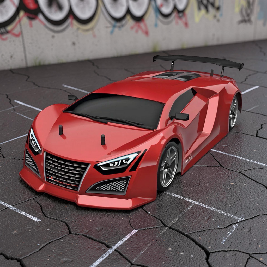 1/10 Scale Brushed Electric Drift Car RTR with 2.4GHz Radio, Battery & Charger Included
