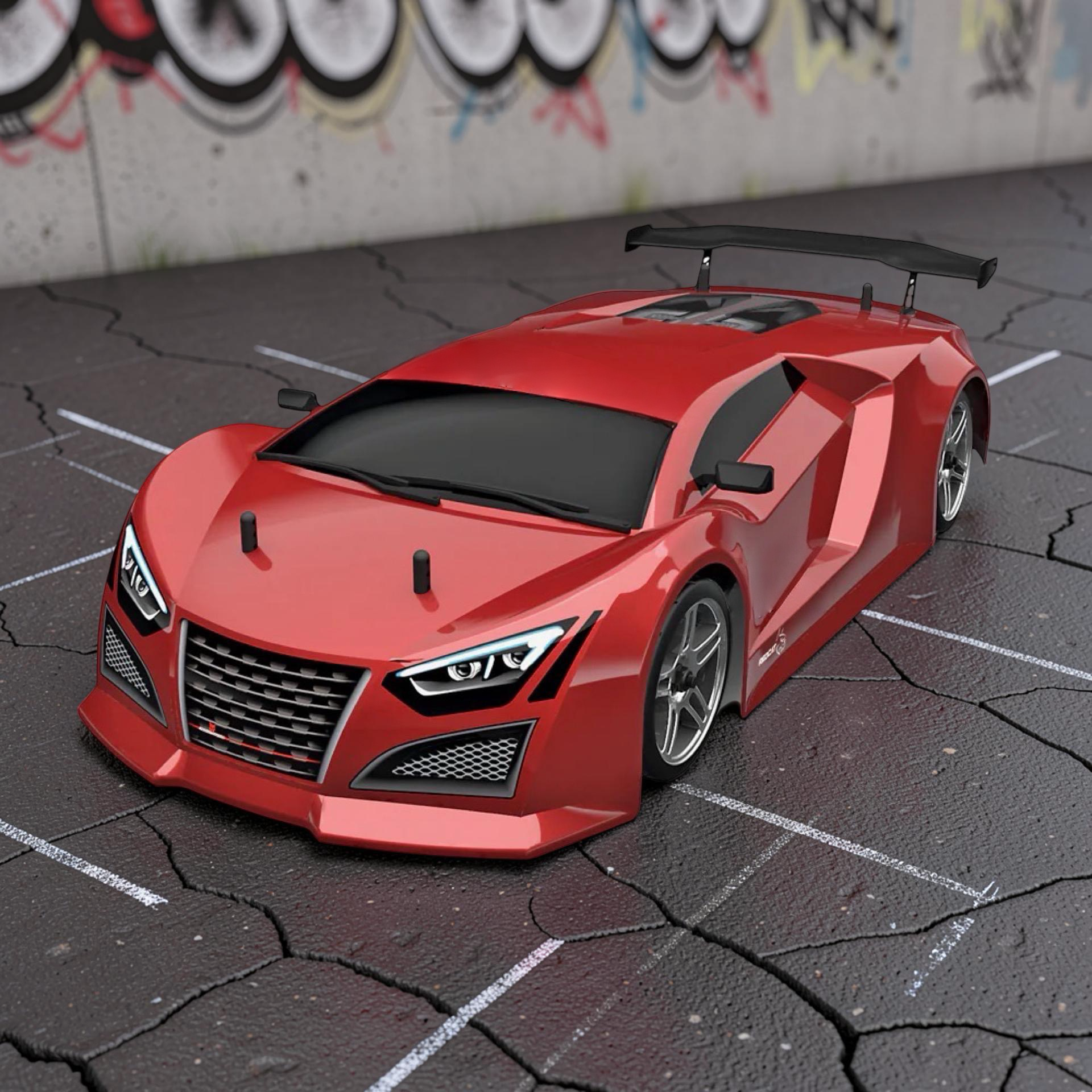 1/10 Scale Brushed Electric Drift Car RTR with 2.4GHz Radio, Battery & Charger Included