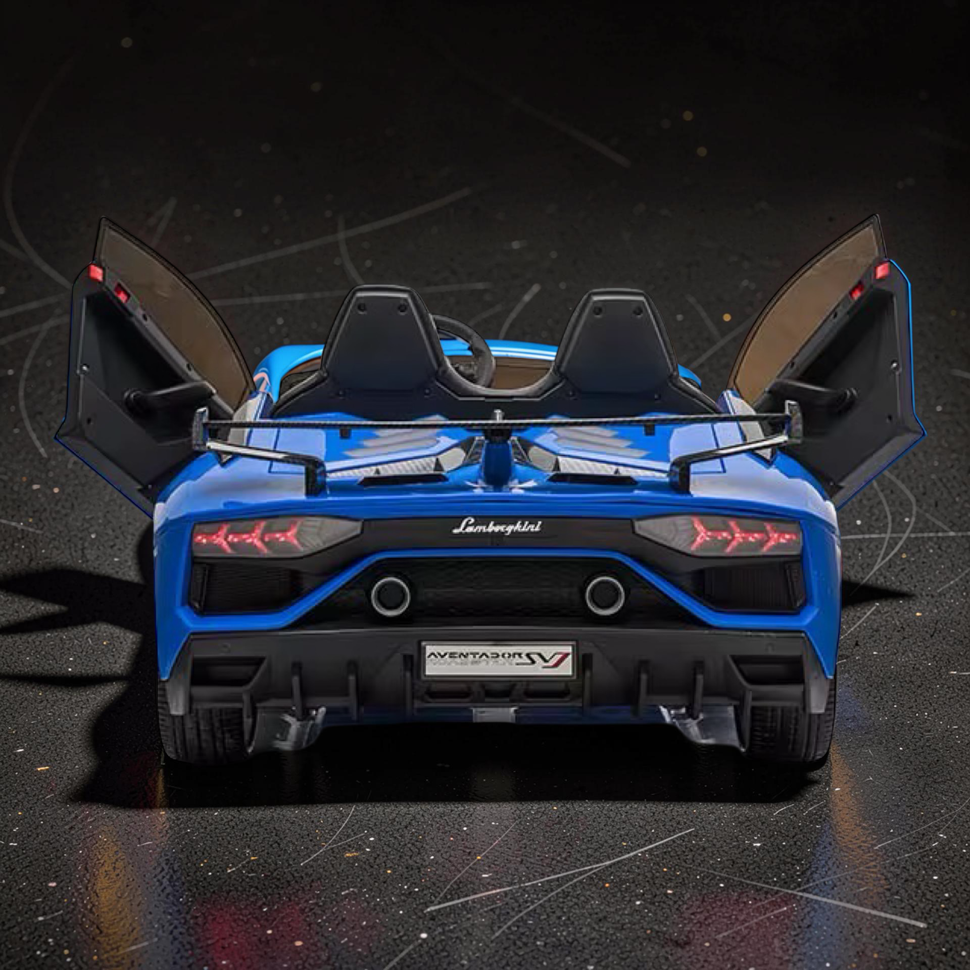 2026 XXL Lamborghini Aventador Kids Ride-On Car – 2 Motors, 2-Seater, Drift Mode, Hydraulic Doors, Remote Control (Ages 3–10)
