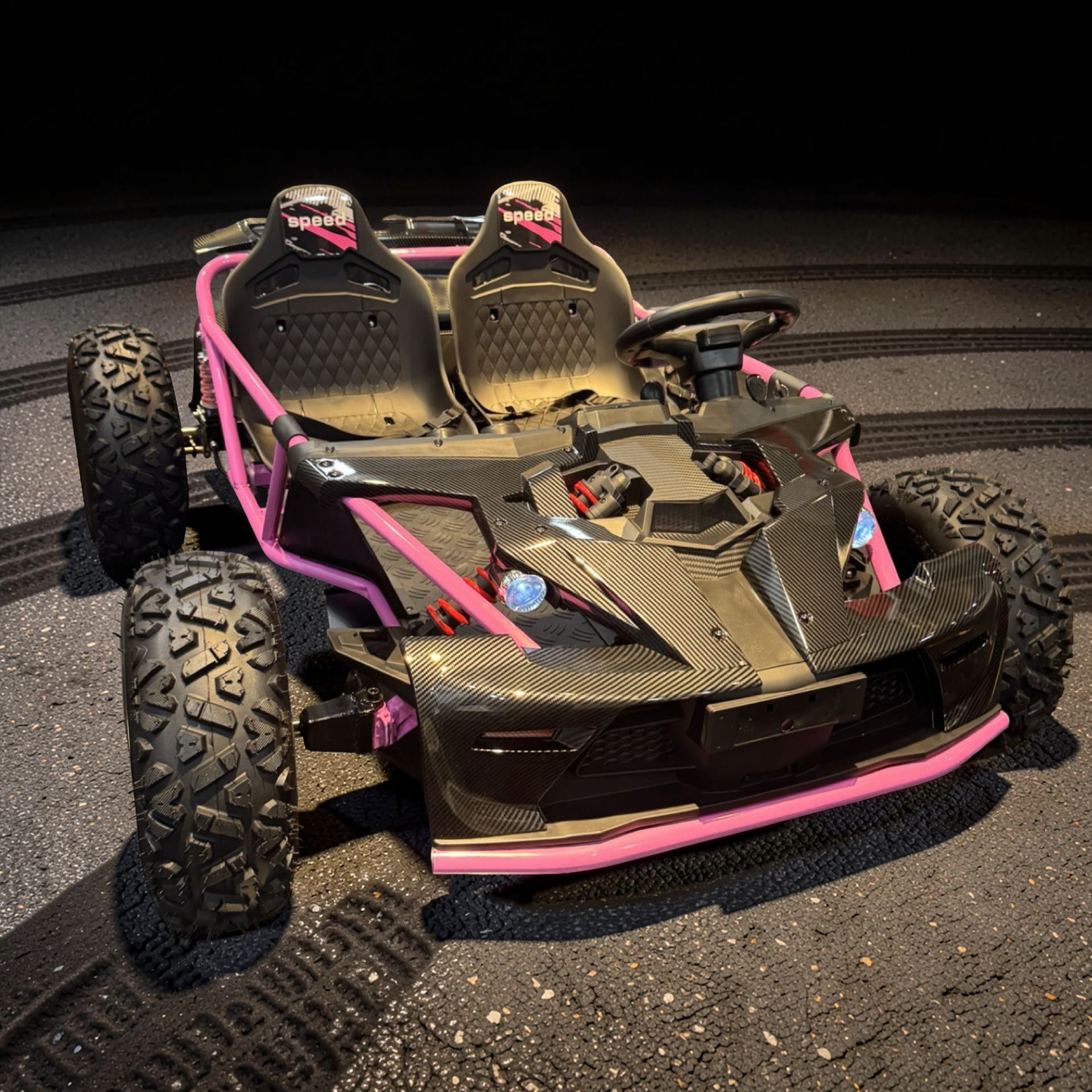 2026 XXXXL Premium Performance Kids Electric Dune Buggy – 2 Seater (Ages 8–15), 800W Brushless Motor, Metal Frame, Off-Road Air Tires, Dual Disk Brakes, Key Speed Governor & Bluetooth Speakers