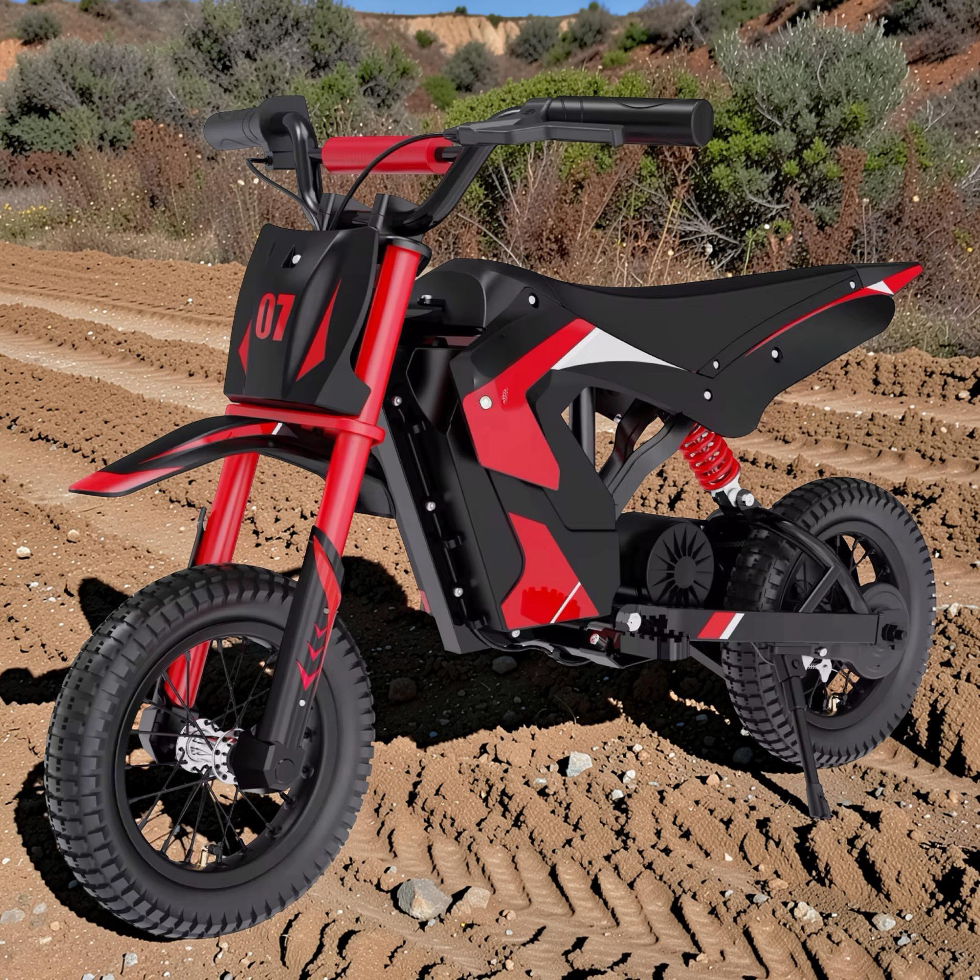2026 XL ELX Kids Electric Dirt Bike – 150W Motor, Metal Frame, Air Tires, Disc Brake, Bluetooth (Ages 5–12)