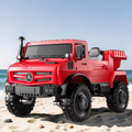 2026 XXL Mercedes-Benz Kids Dump Truck Ride-On – 4 Motors, Hydraulic Dump Bed, 2-Seater, Remote Control, LED Lights, Bluetooth