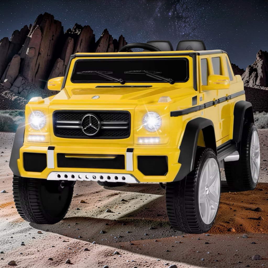 2026 XXL Mercedes-Benz G Class Kids Truck Ride-On – 2 Motors, Remote Control, LED Lights, Bluetooth
