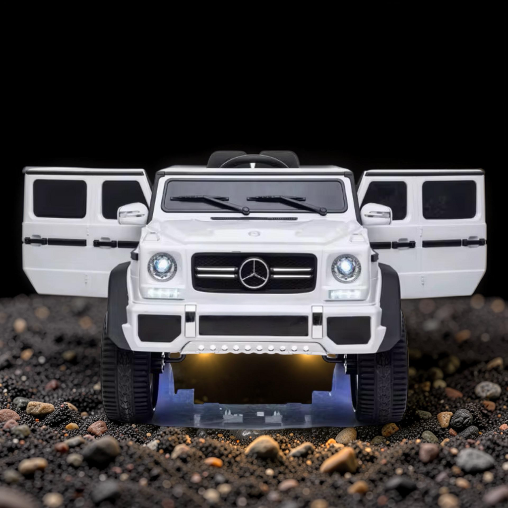 2026 XXL Mercedes-Benz G Class Kids Truck Ride-On – 2 Motors, Remote Control, LED Lights, Bluetooth