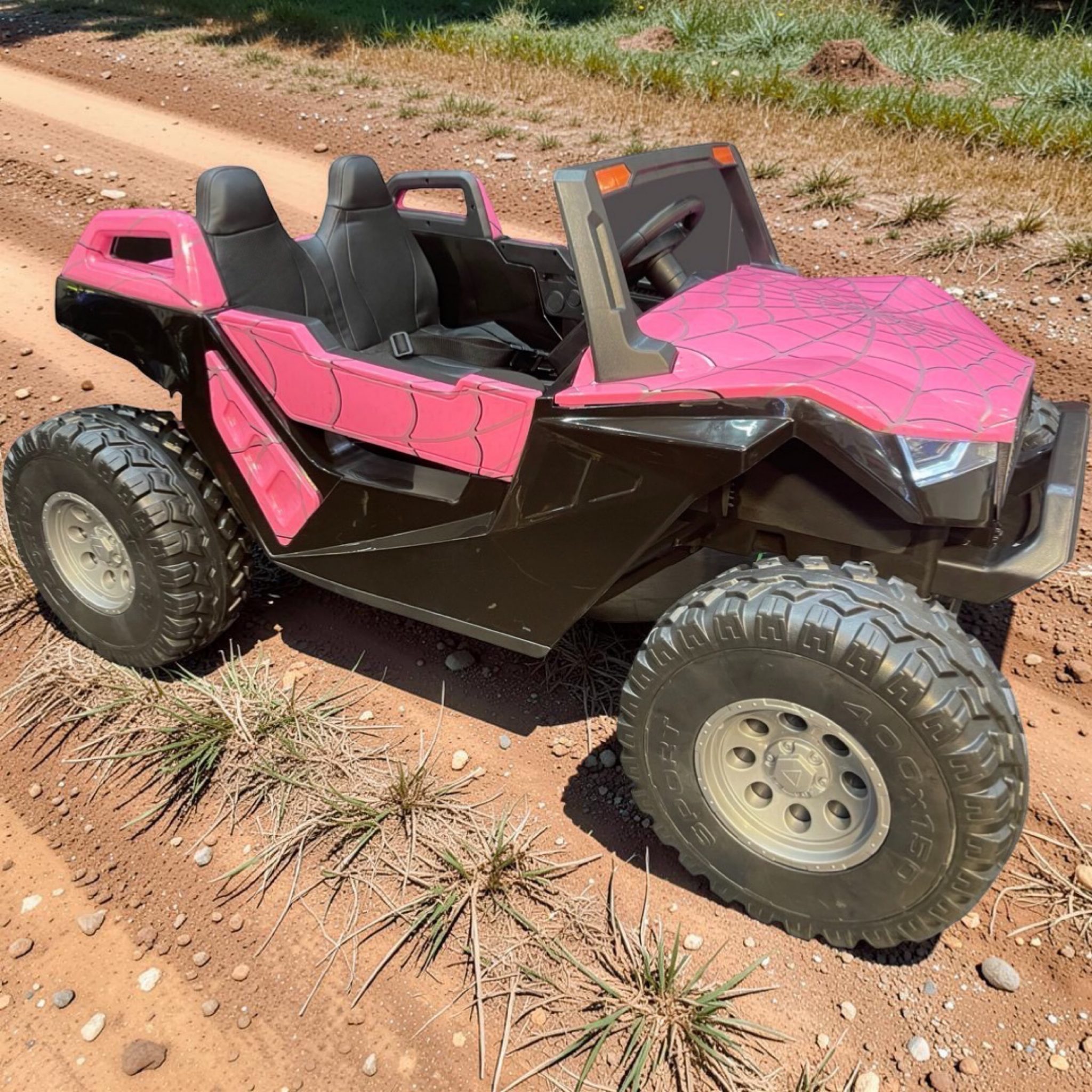 2026 XXL Dune Buggy ZX Kids Ride-On – 2 Seater (Ages 3–12), 180W 4 Motors, Off-Road Rubber Tires, Leather Seats, Touchscreen LCD, LED Lights, Bluetooth & Parental Remote Control