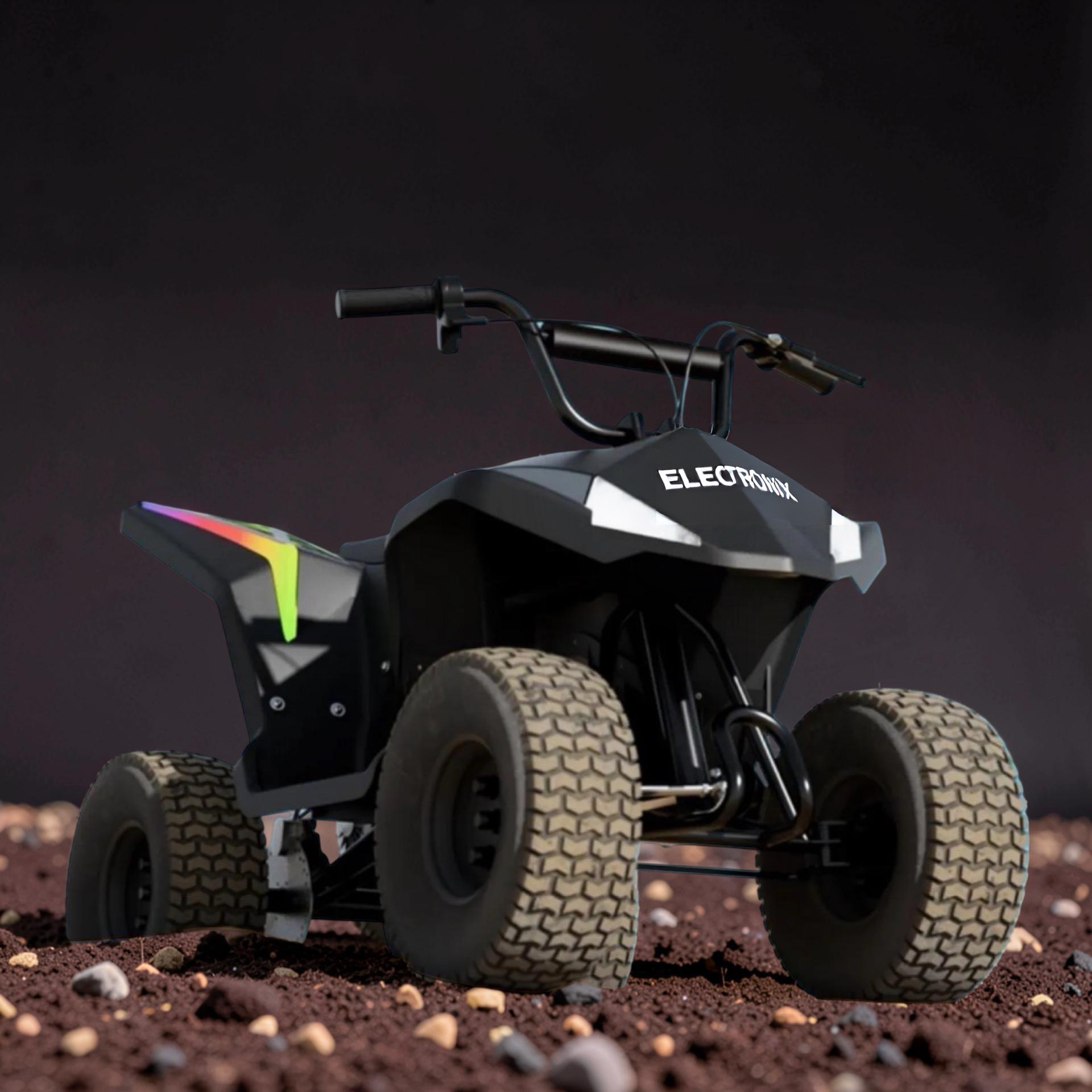 2026 XXXL Kids Electric ATV-X – Premium Performance (Ages 6–14), 600W Brushless Motor, Lithium Battery, Metal Frame, Tubeless Off-Road Air Tires, Hand Disk Brake, LED Lights, Bluetooth Speakers & App Control