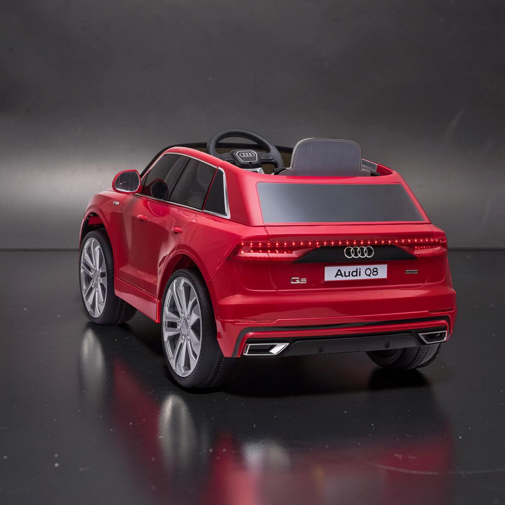 2026 Audi Q8 Kids Ride-On Car – Large (Ages 1–6), 50W Dual Motors, LED Lights, Bluetooth Speakers & Parental Remote Control