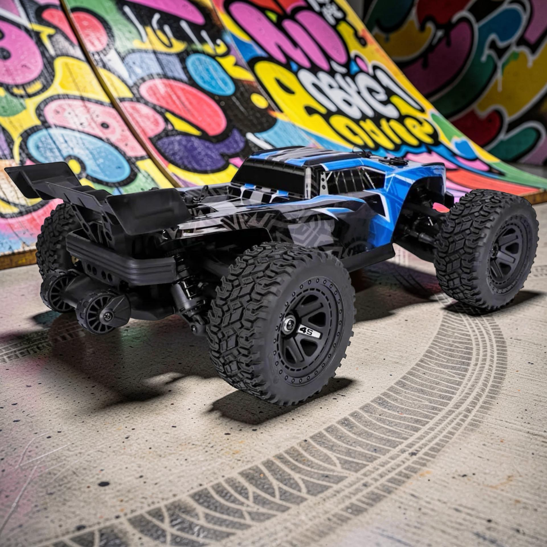 1/10 Scale Brushless Electric Truggy RTR with 2.4GHz Radio, Battery & Charger Included