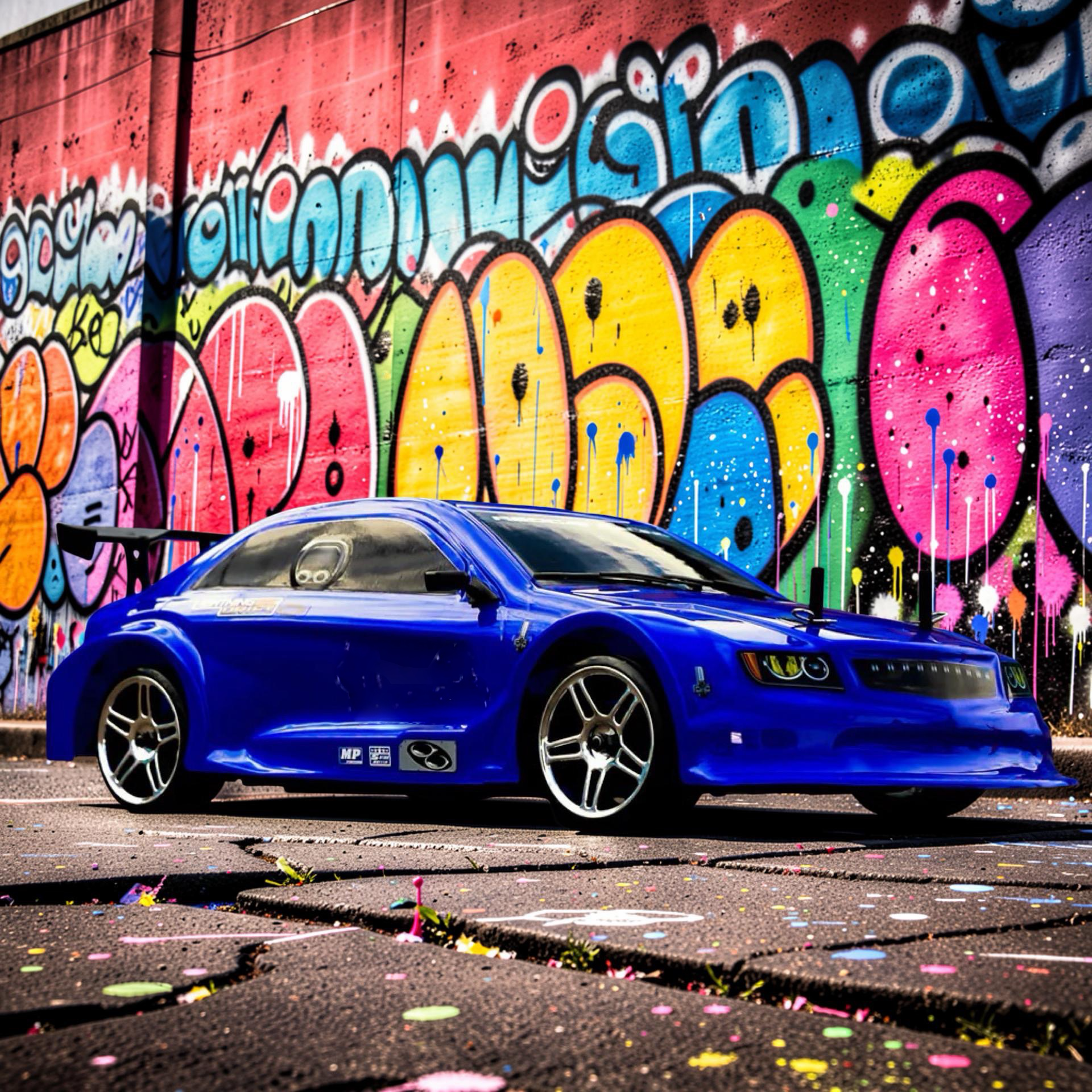 1/10 Scale Brushed Electric Drift Car RTR with 2.4GHz Radio, Battery & Charger Included