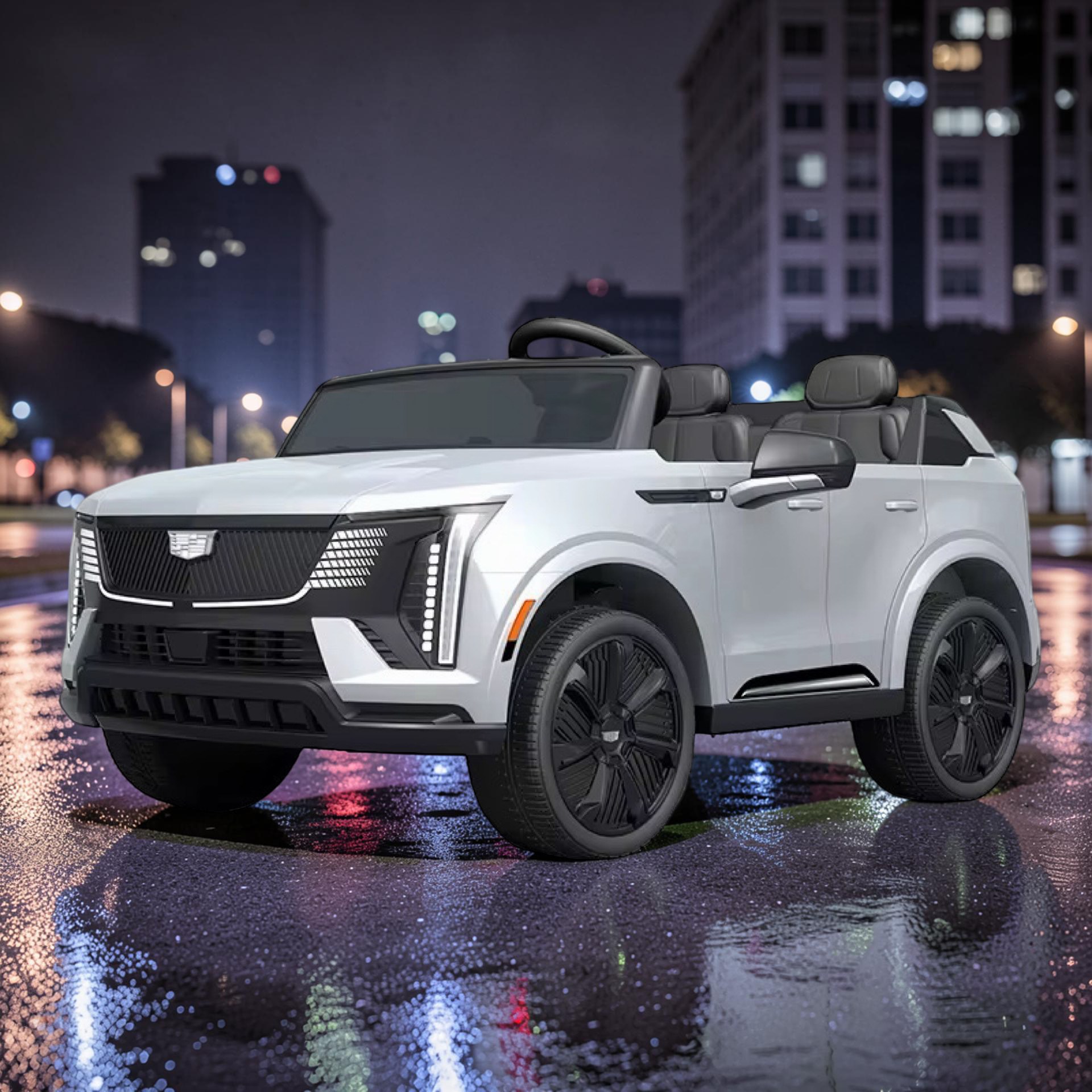 2026 XXL Cadillac Escalade Kids SUV Ride-On – 2 Motors, 2-Seater, Remote Control, LED Lights, Bluetooth
