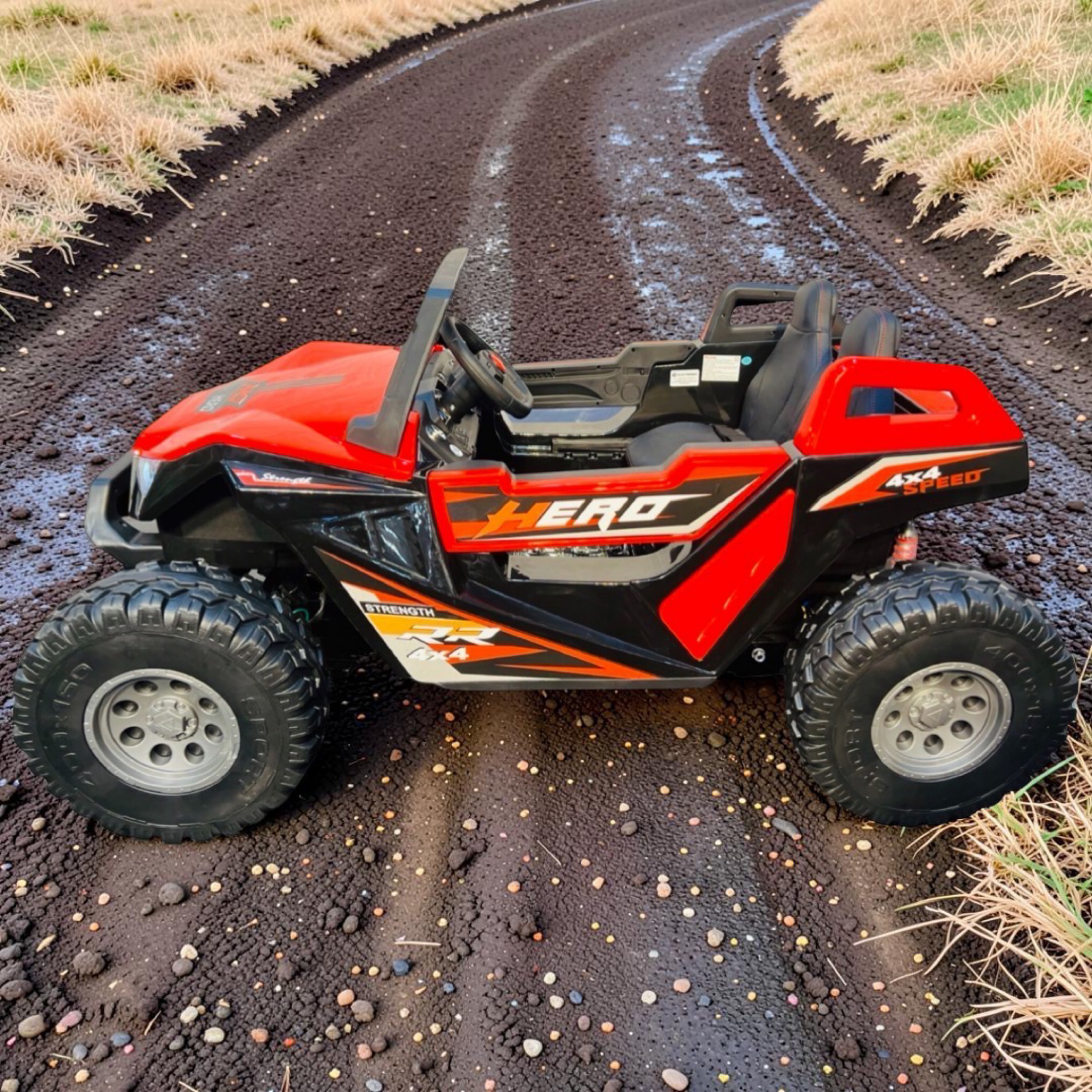 2026 XXL Dune Buggy ZX Kids Ride-On – 2 Seater (Ages 3–12), 180W 4 Motors, Off-Road Rubber Tires, Leather Seats, Touchscreen LCD, LED Lights, Bluetooth & Parental Remote Control