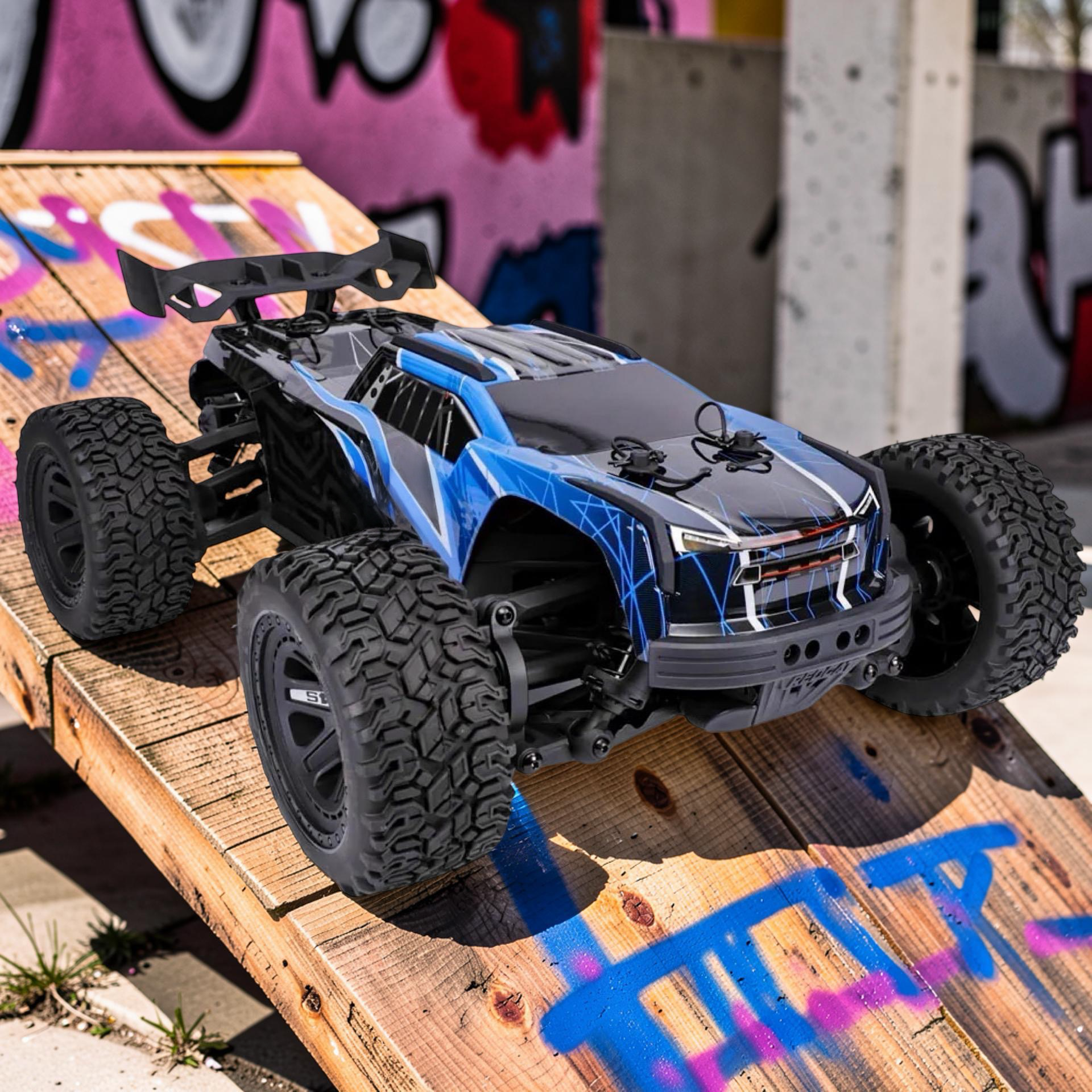 1/10 Scale Brushless Electric Truggy RTR with 2.4GHz Radio, Battery & Charger Included