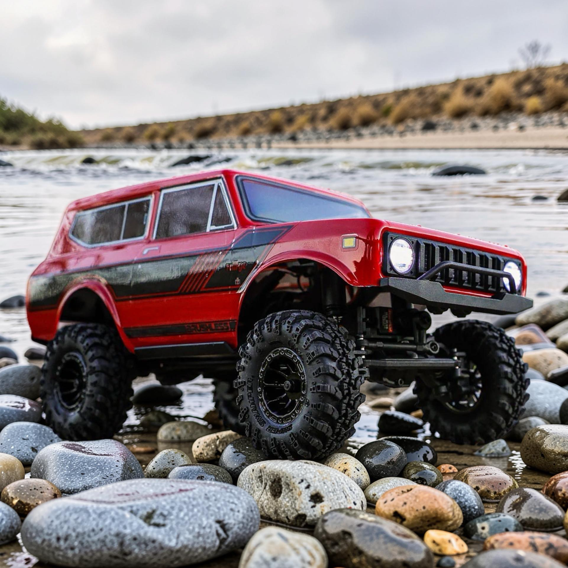 1/18 Scale Brushless Electric Rock Crawler RTR with 2.4GHz Radio, Battery & Charger Included