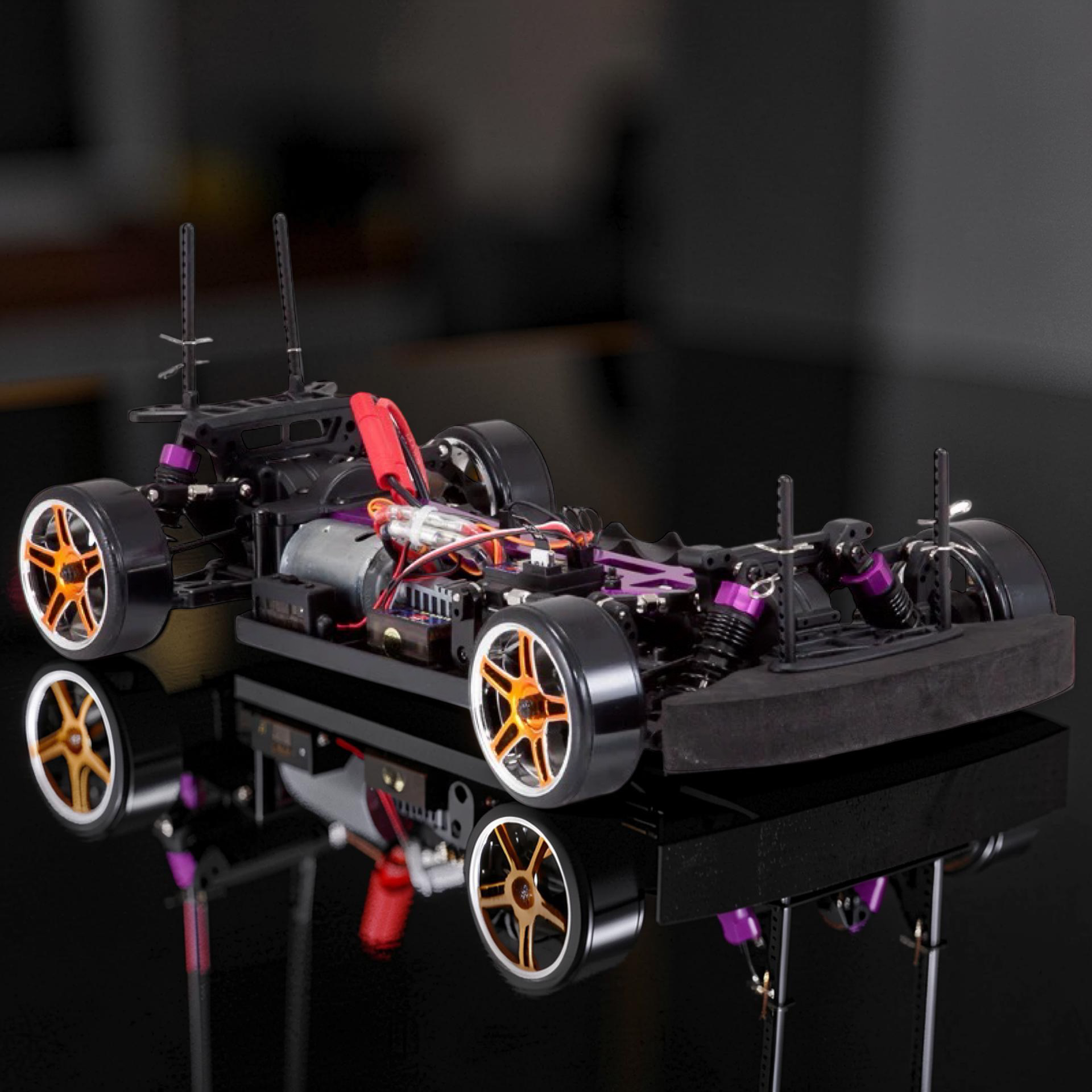 1/10 Scale Brushed Electric Drift Car RTR with 2.4GHz Radio, Battery & Charger Included
