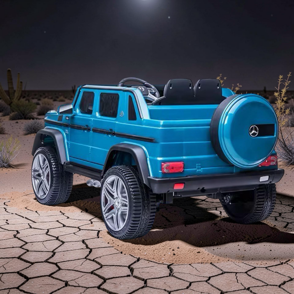 2026 XXL Mercedes-Benz G Class Kids Truck Ride-On – 2 Motors, Remote Control, LED Lights, Bluetooth