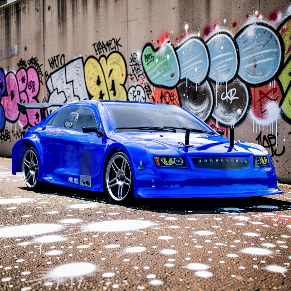 1/10 Scale Brushed Electric Drift Car RTR with 2.4GHz Radio, Battery & Charger Included