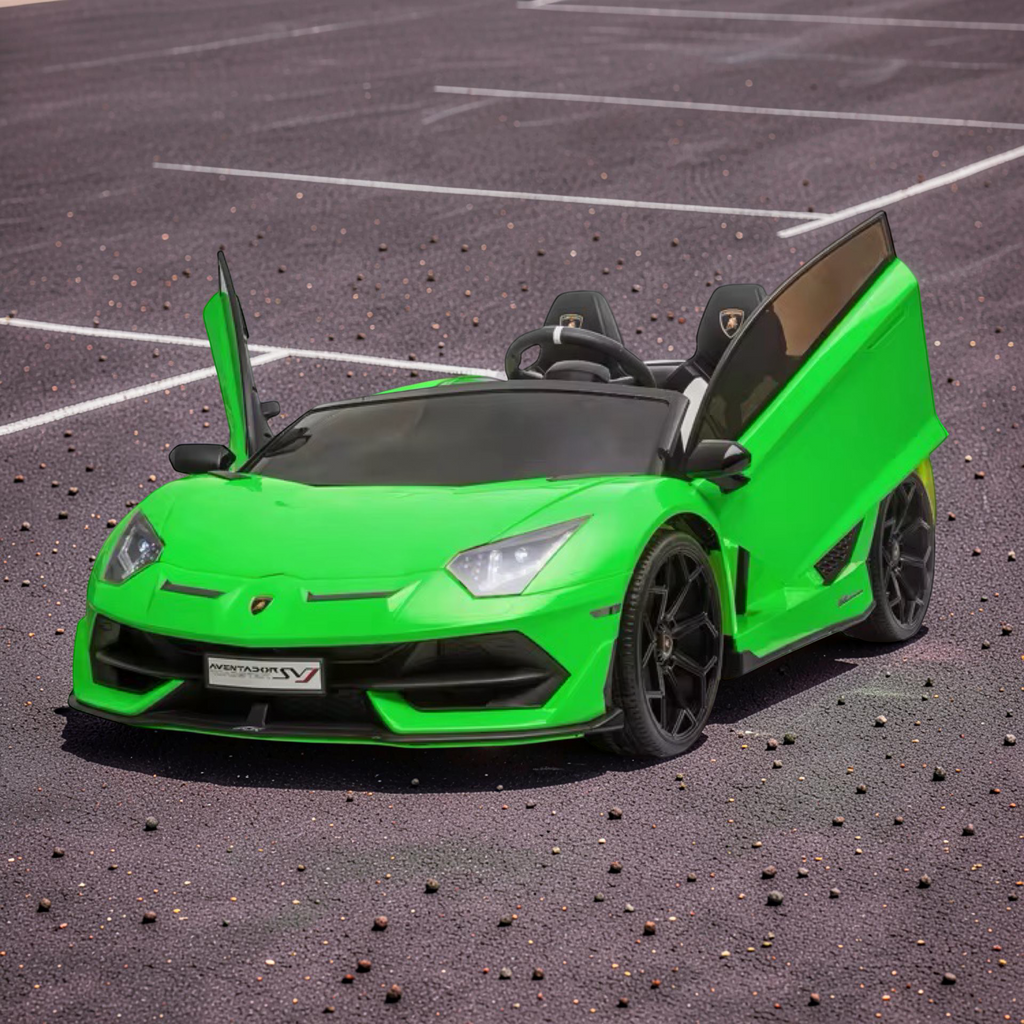 2026 XXL Lamborghini Aventador Kids Ride-On Car – 2 Motors, 2-Seater, Drift Mode, Hydraulic Doors, Remote Control (Ages 3–10)