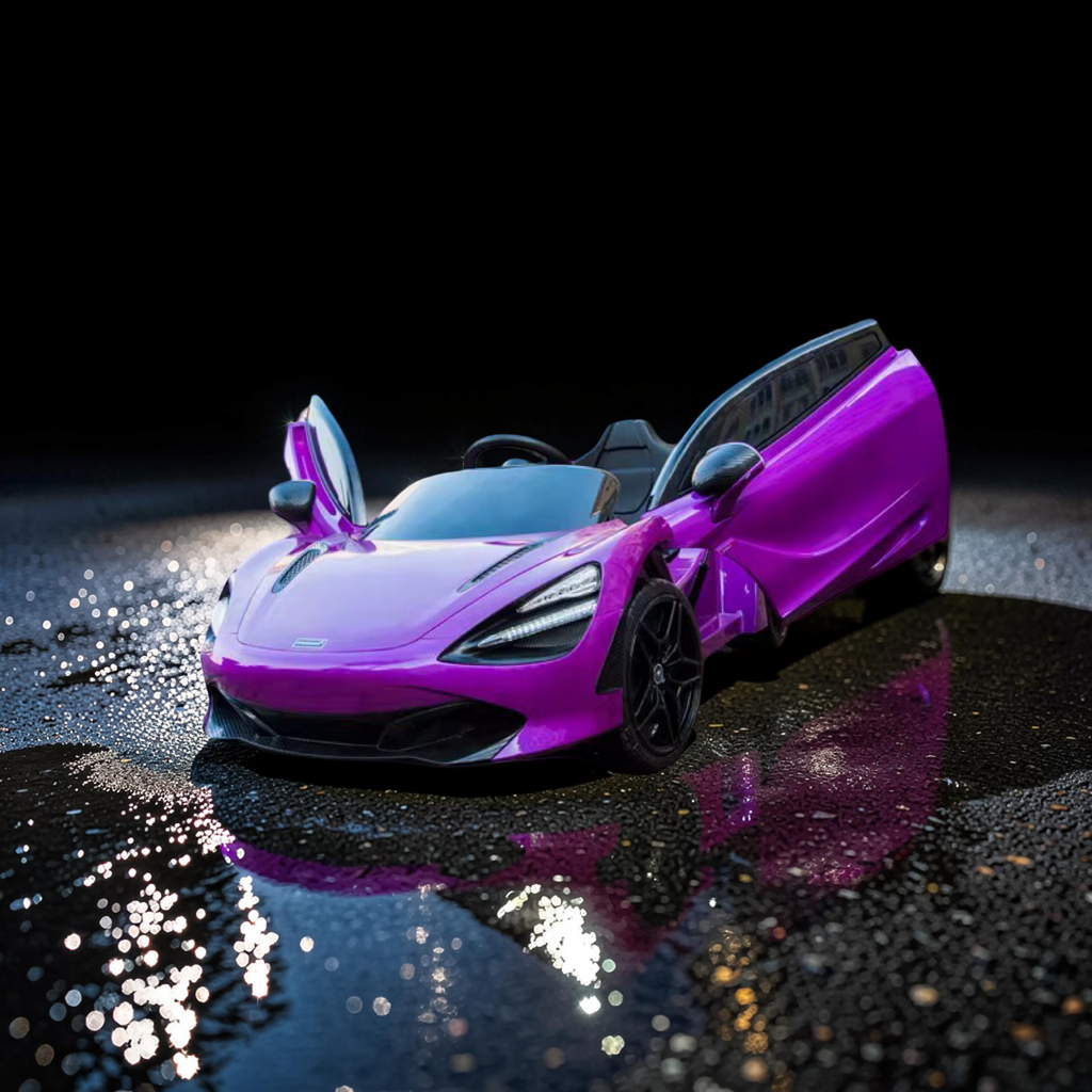 2026 XL McLaren Kids Ride-On Car – 90W Dual Motor, Leather Seat, Butterfly Doors, LED Lights, Bluetooth & Remote Control