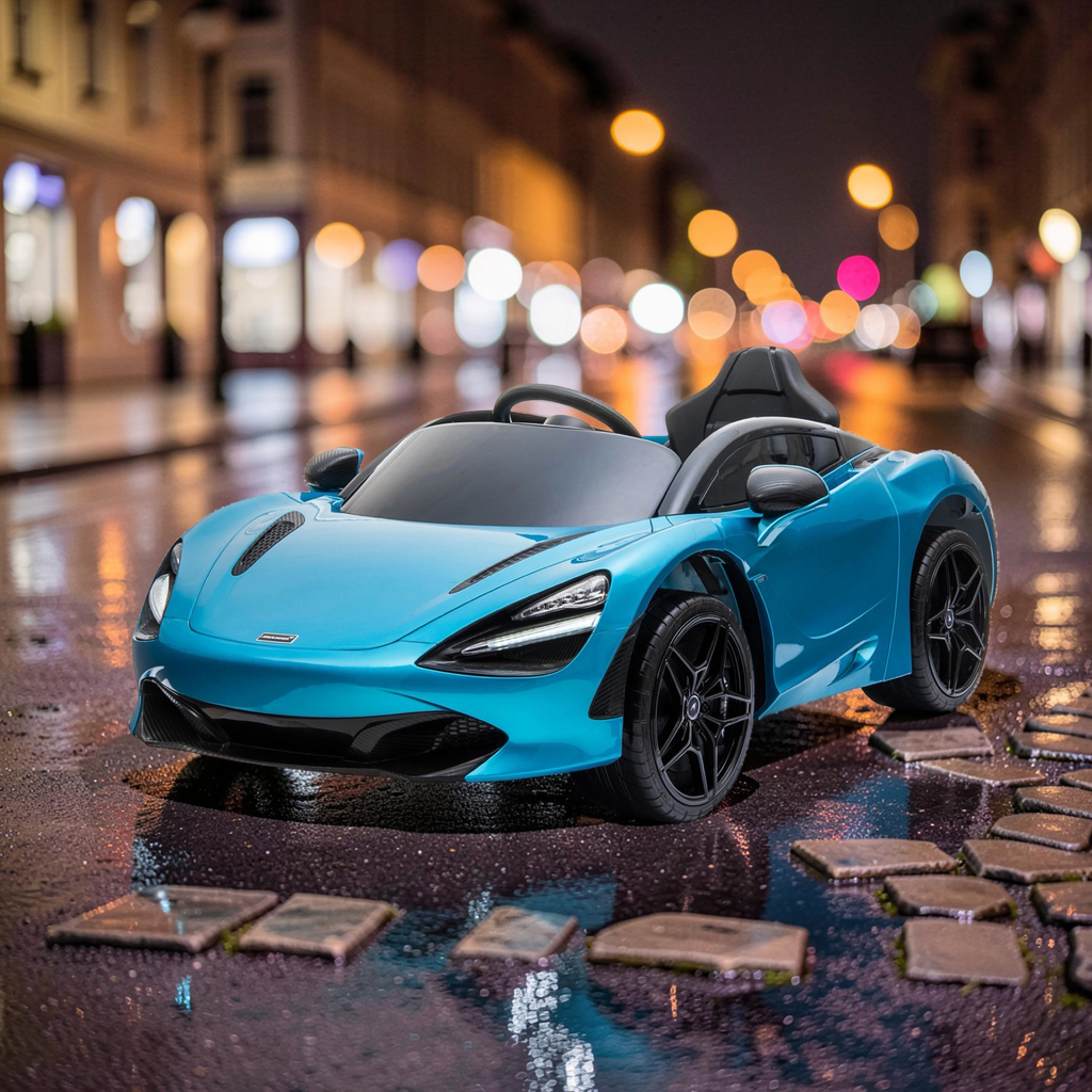 2026 XL McLaren Kids Ride-On Car – 90W Dual Motor, Leather Seat, Butterfly Doors, LED Lights, Bluetooth & Remote Control